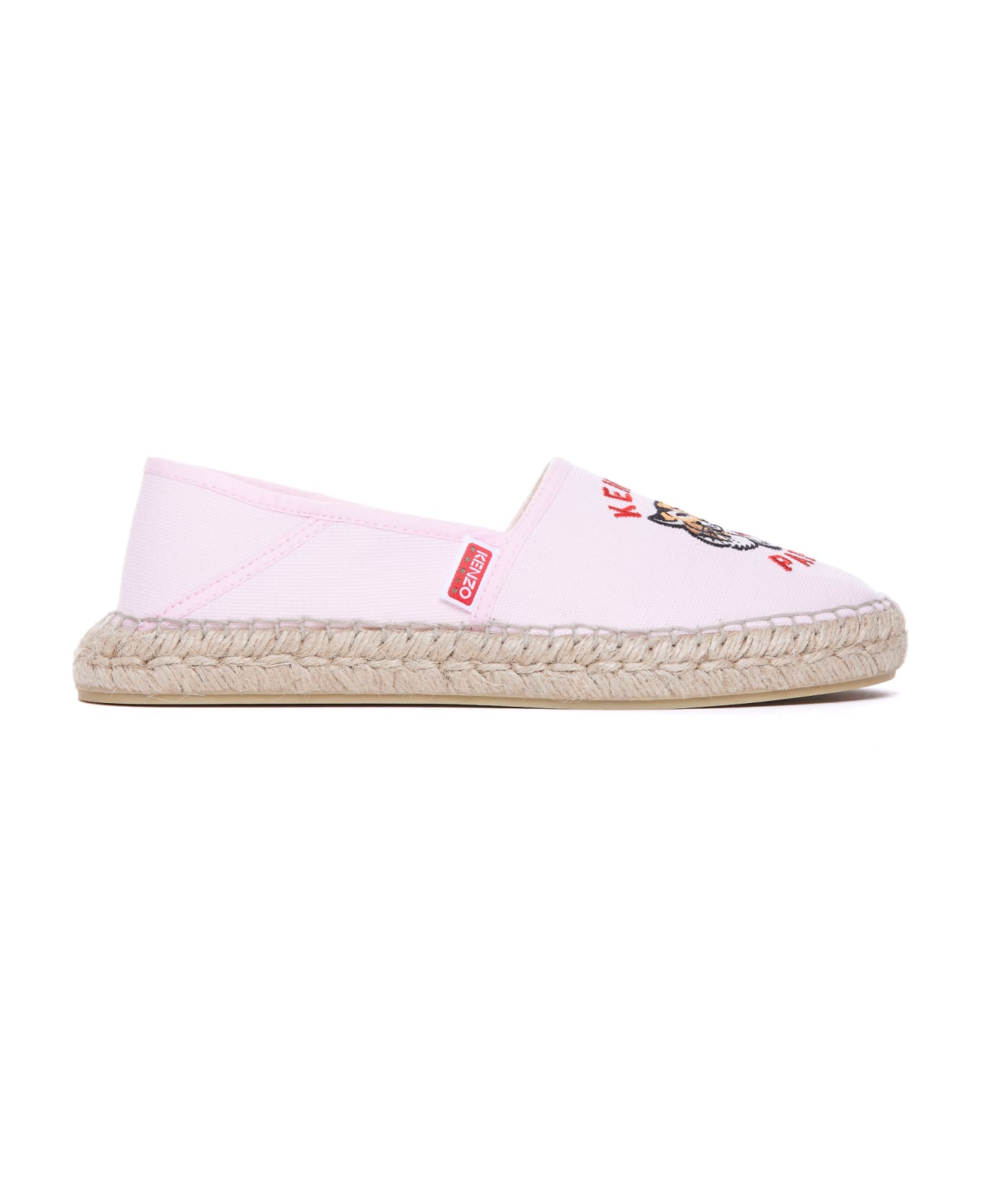 Kenzo Lucky Tiger Logo Espadrilles - Pink