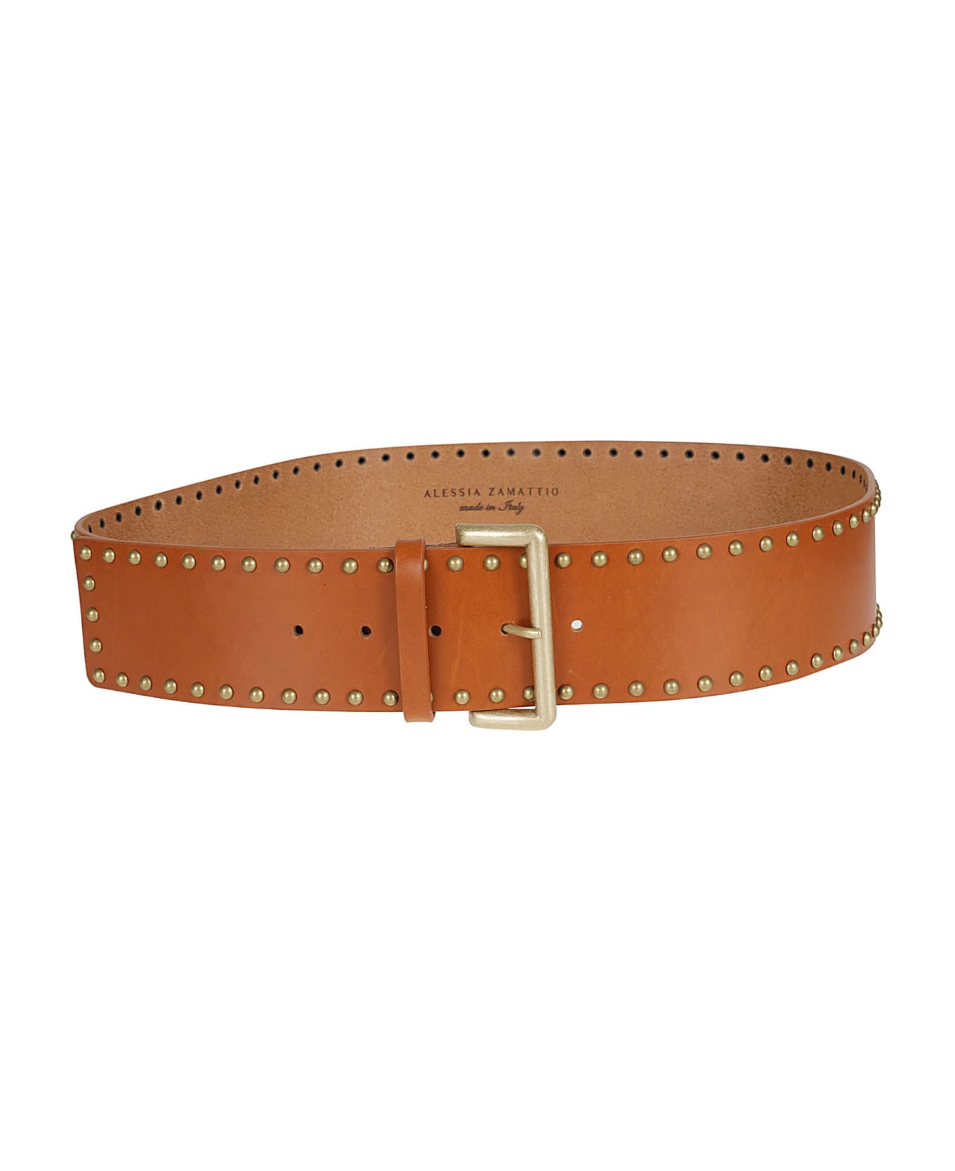Zamattio Alessia  Belts Leather Brown - Leather Brown