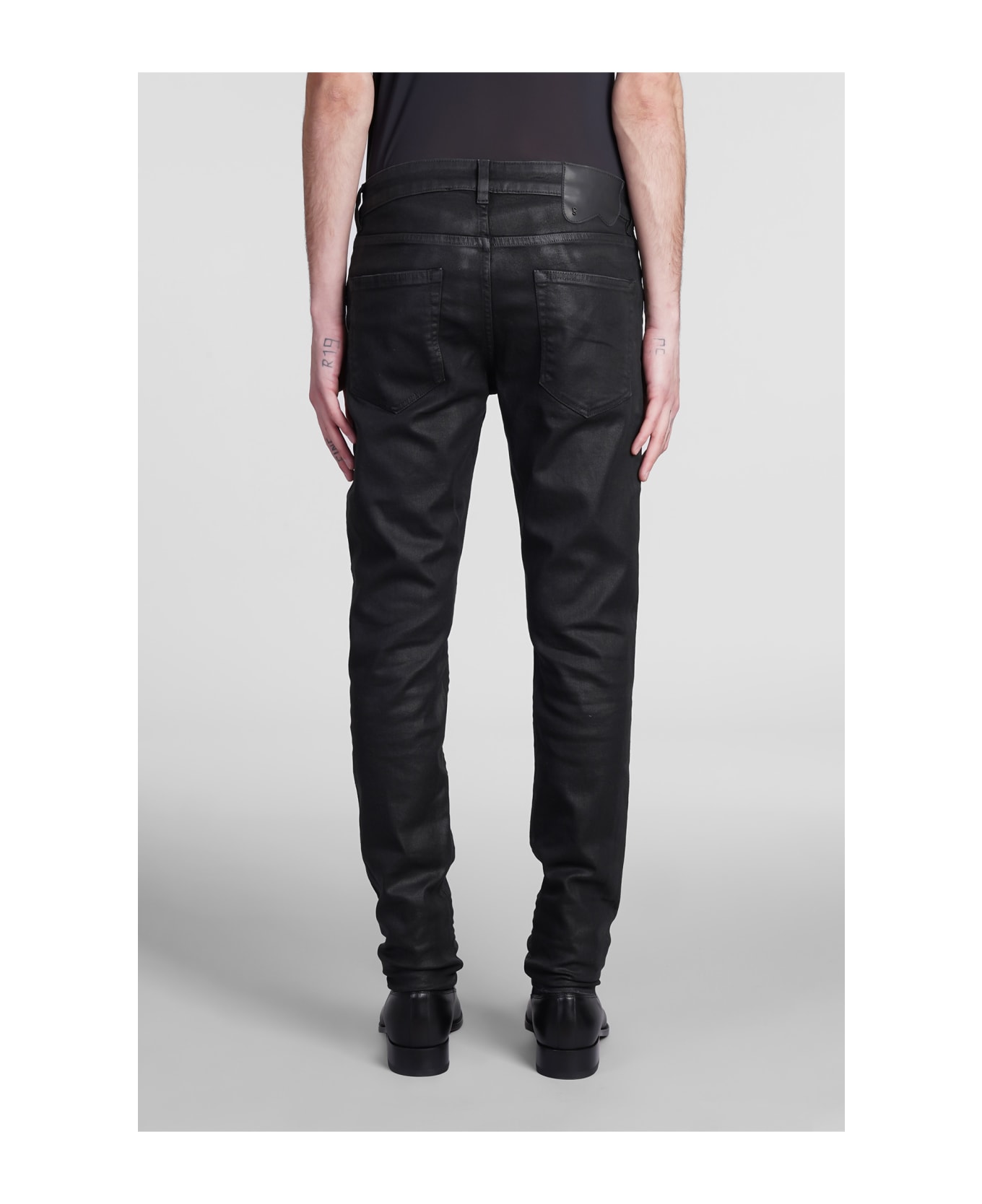 Salvatore Santoro Jeans In Black Cotton - black