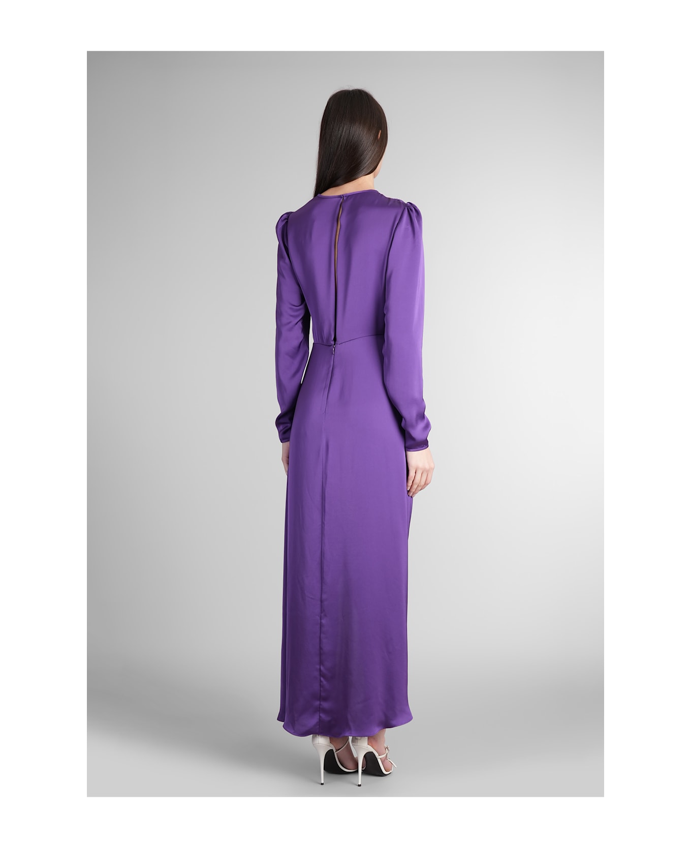 Costarellos Anina Dress In Viola Polyester - Viola