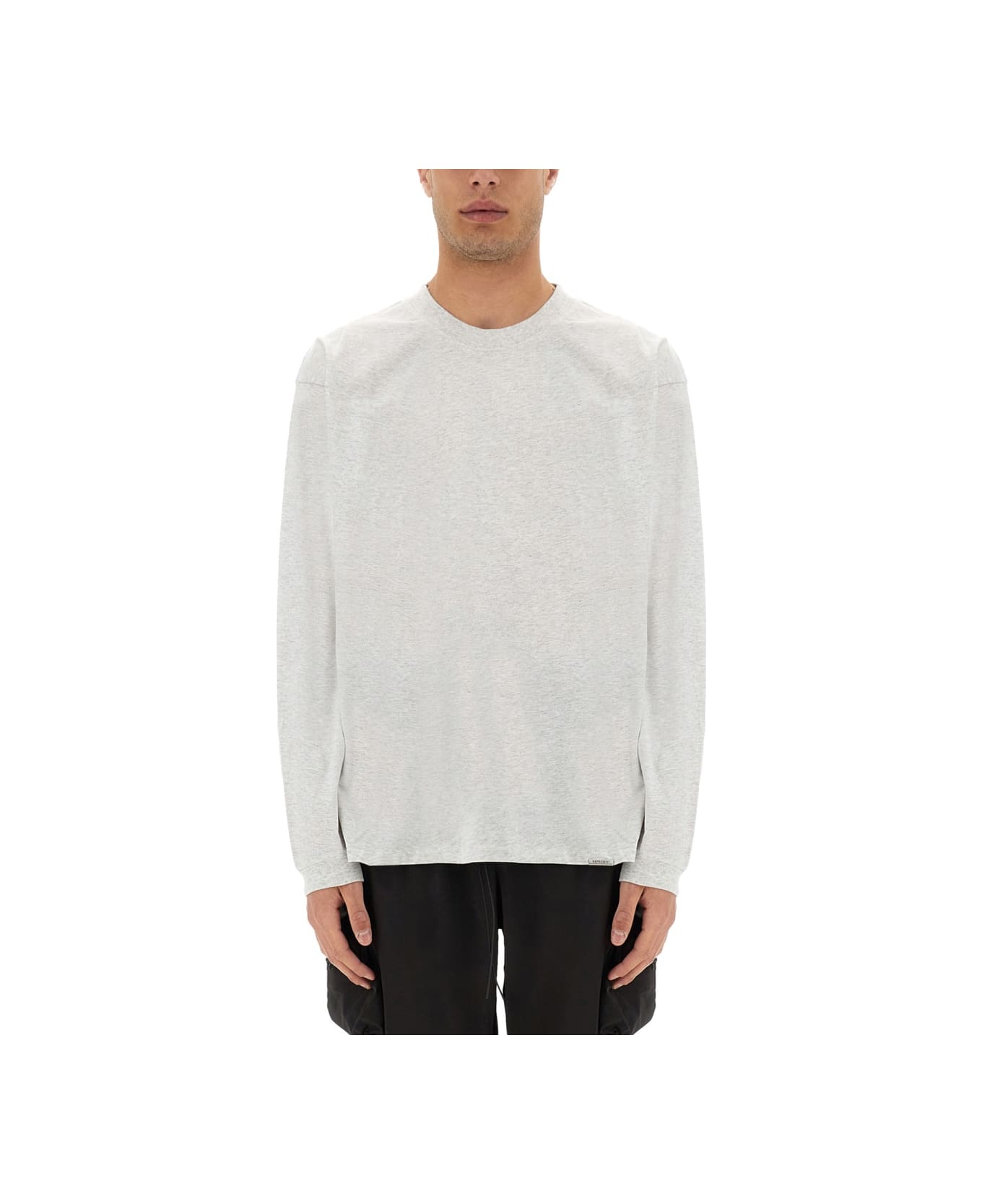 REPRESENT Long Sleeve "initial" T-shirt - GREY