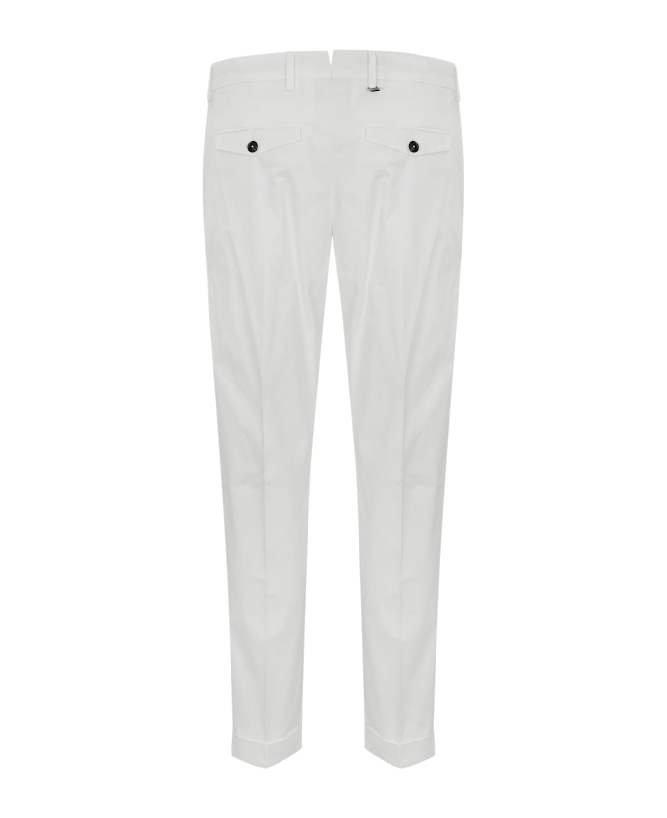 PT Torino Rebel 1p Gabardine Trousers - Bianco