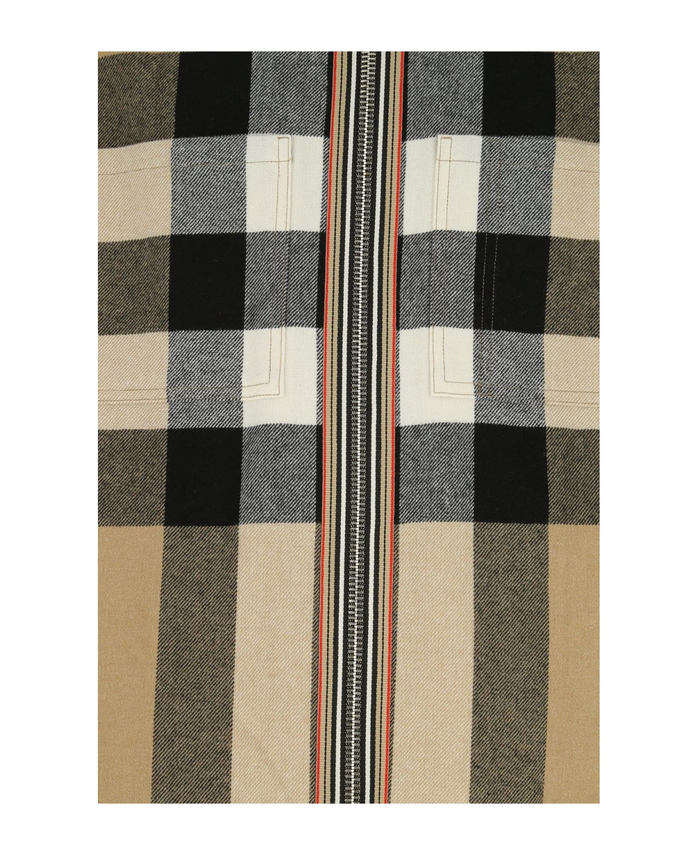 Burberry Embroidered Flannel Shirt - Archive beige ip chk シャツ
