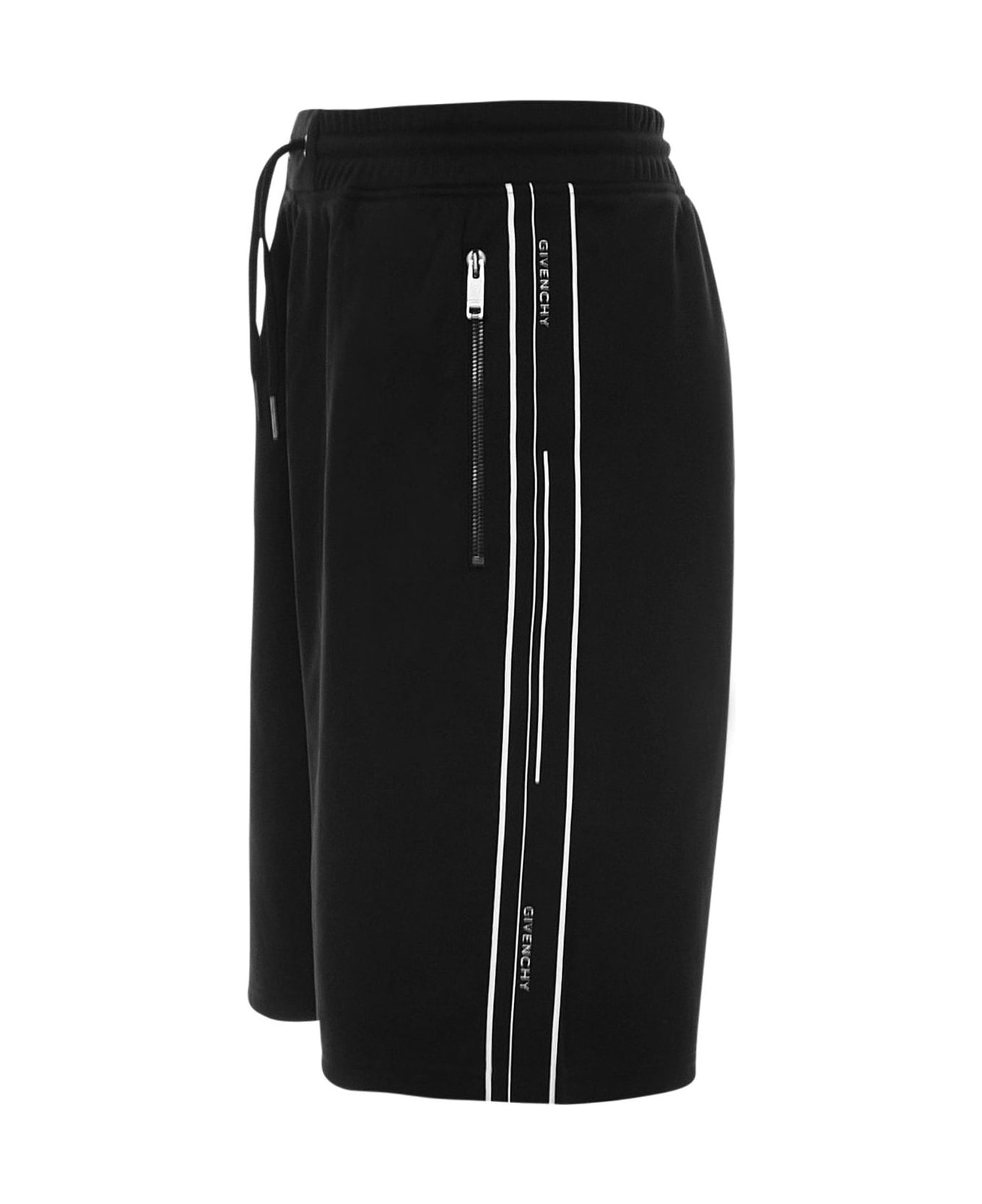 Givenchy Cotton Logo Shorts - Black