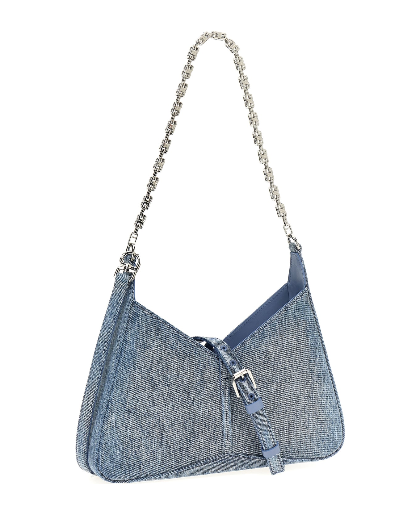Givenchy Small 'cut Out' Shoulder Bag - Light Blue