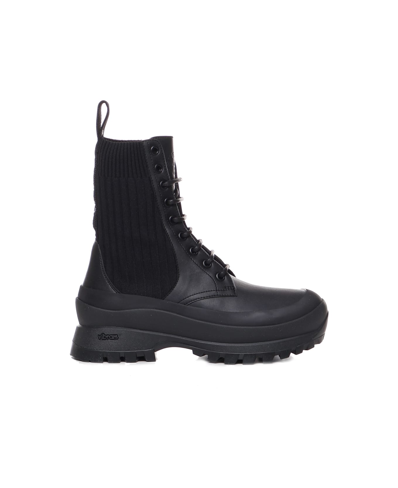 Stella McCartney Biker Boots With Trace Laces - Black
