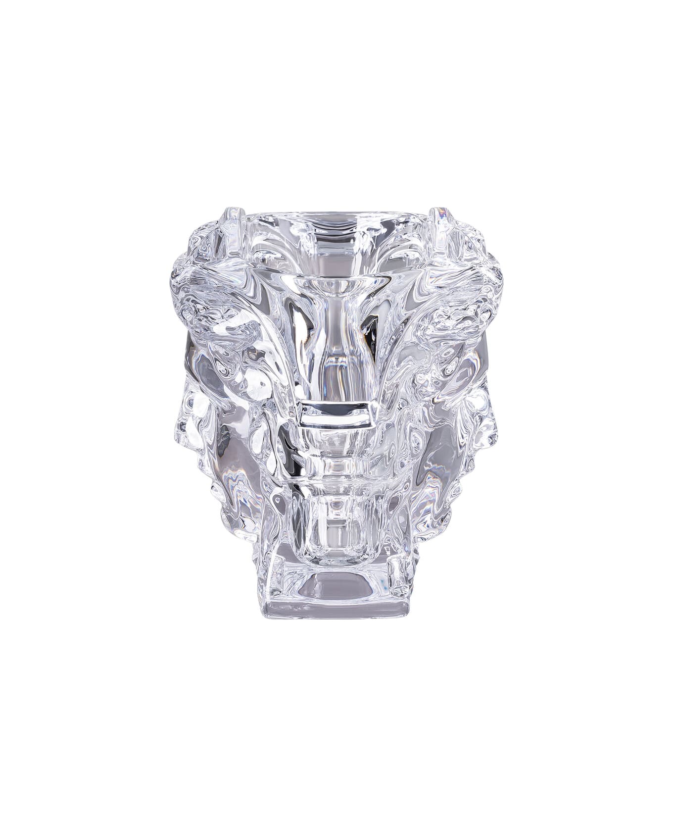 Versace Vaso In Medusa Grande Crystal Cm 19 - Trasparente