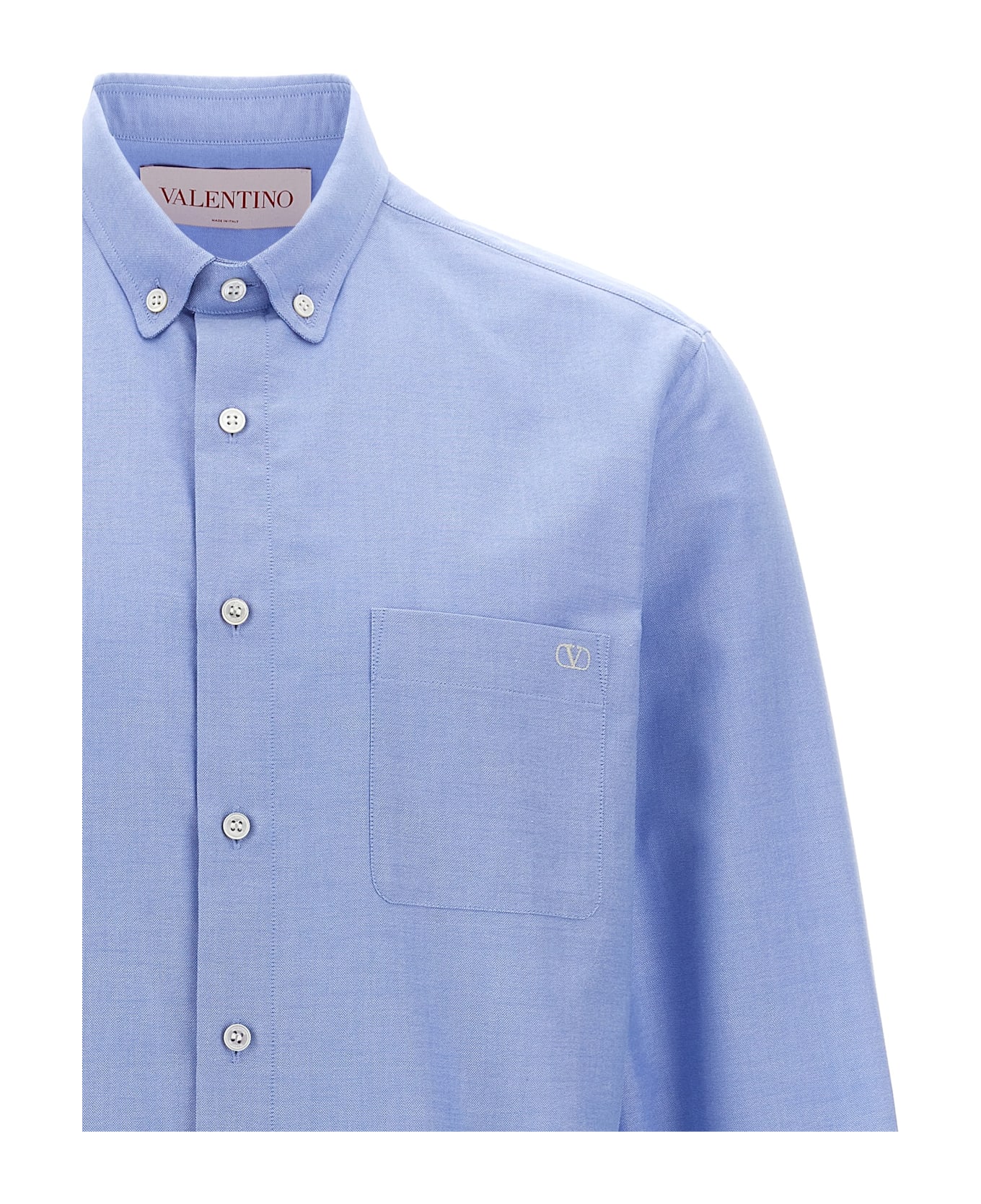 Valentino Garavani Button Down Shirt - Light Blue