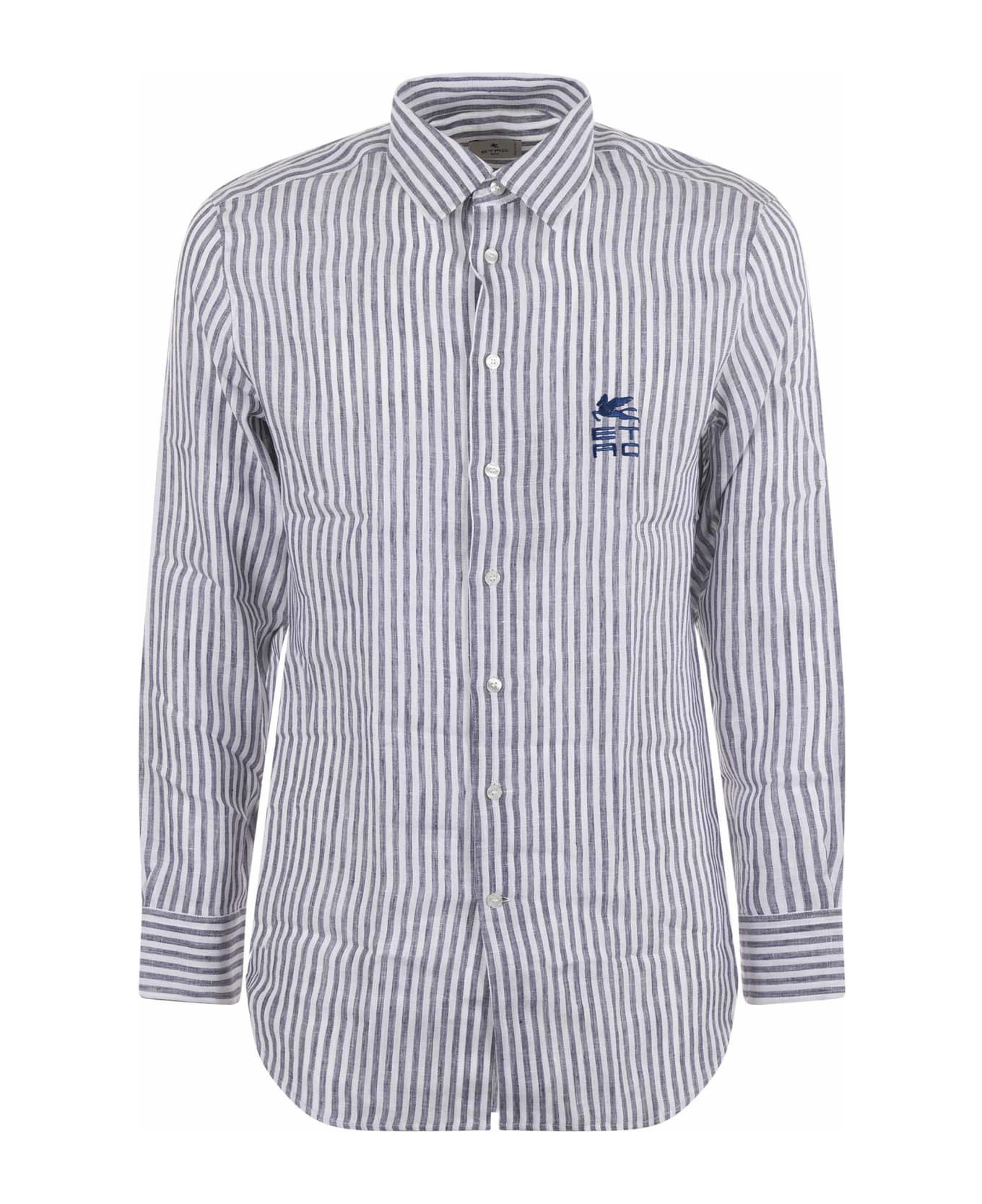 Etro Shirt - Bianco/blu シャツ