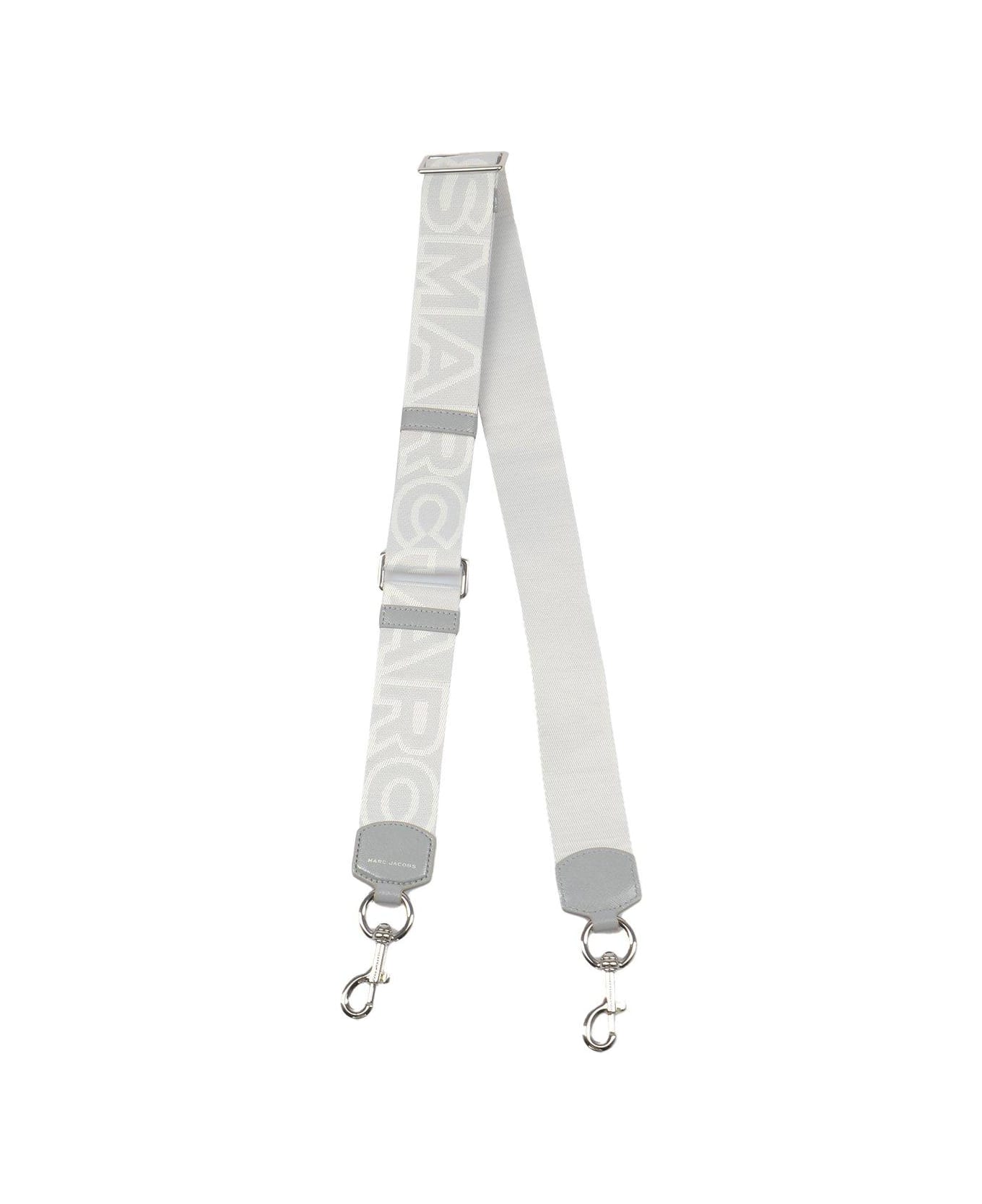 Marc Jacobs Logo Detailed Bag Strap - Wolf Grey Multi