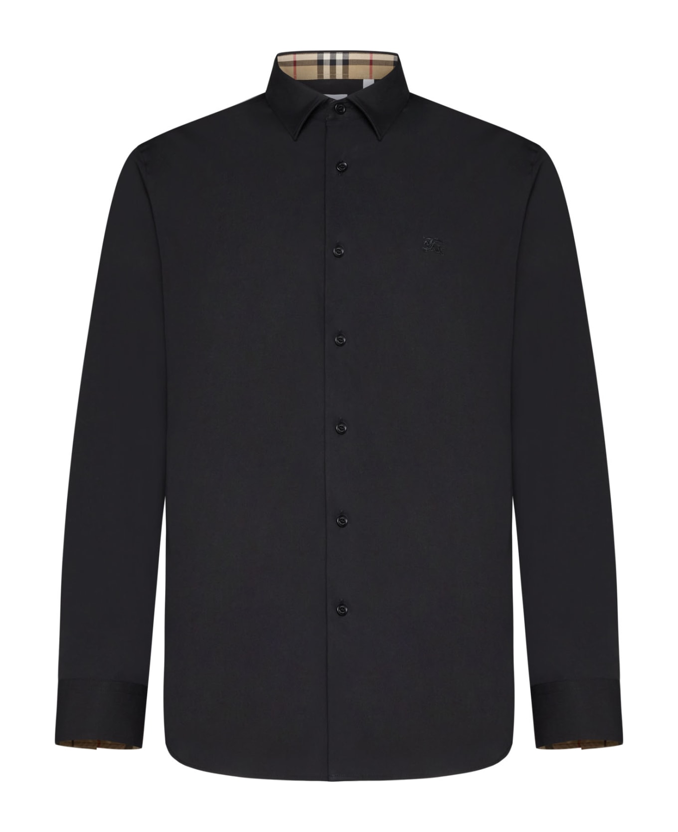 Burberry Sherfield Shirt In Black Cotton - Black シャツ
