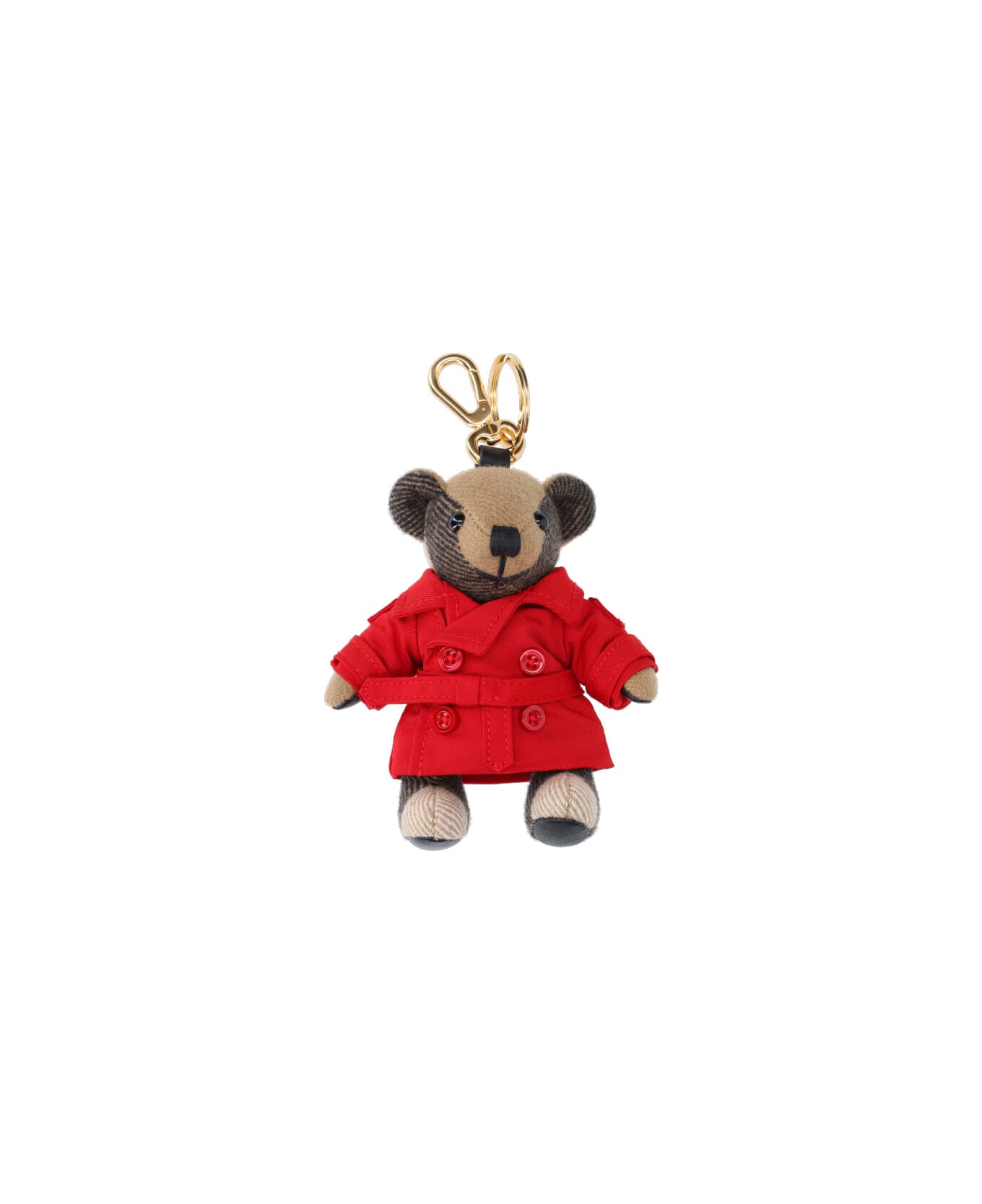 Burberry Charm Keychain Bear "thomas" - Red
