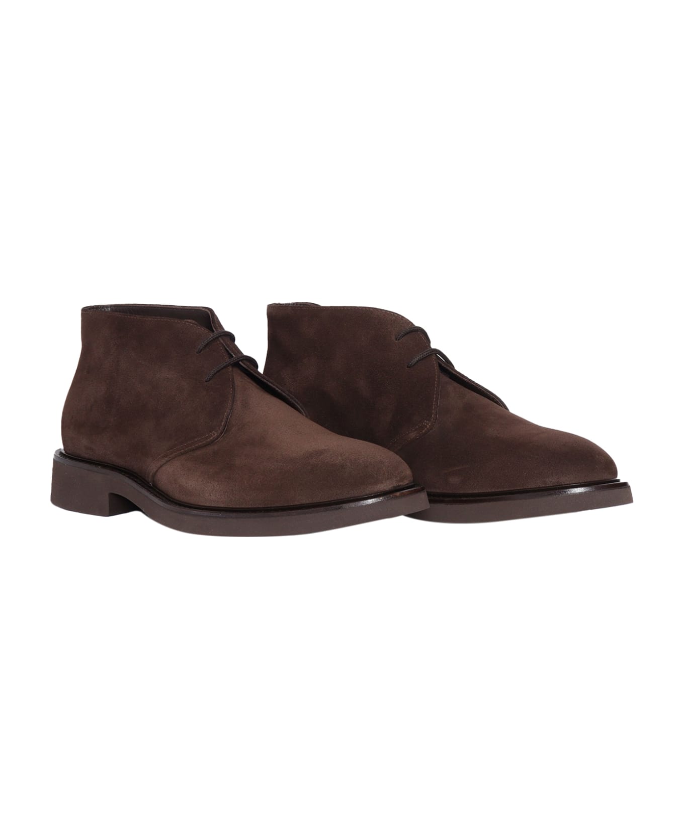 Doucal's Chukka (gm) Brown+brown Sole - BROWN