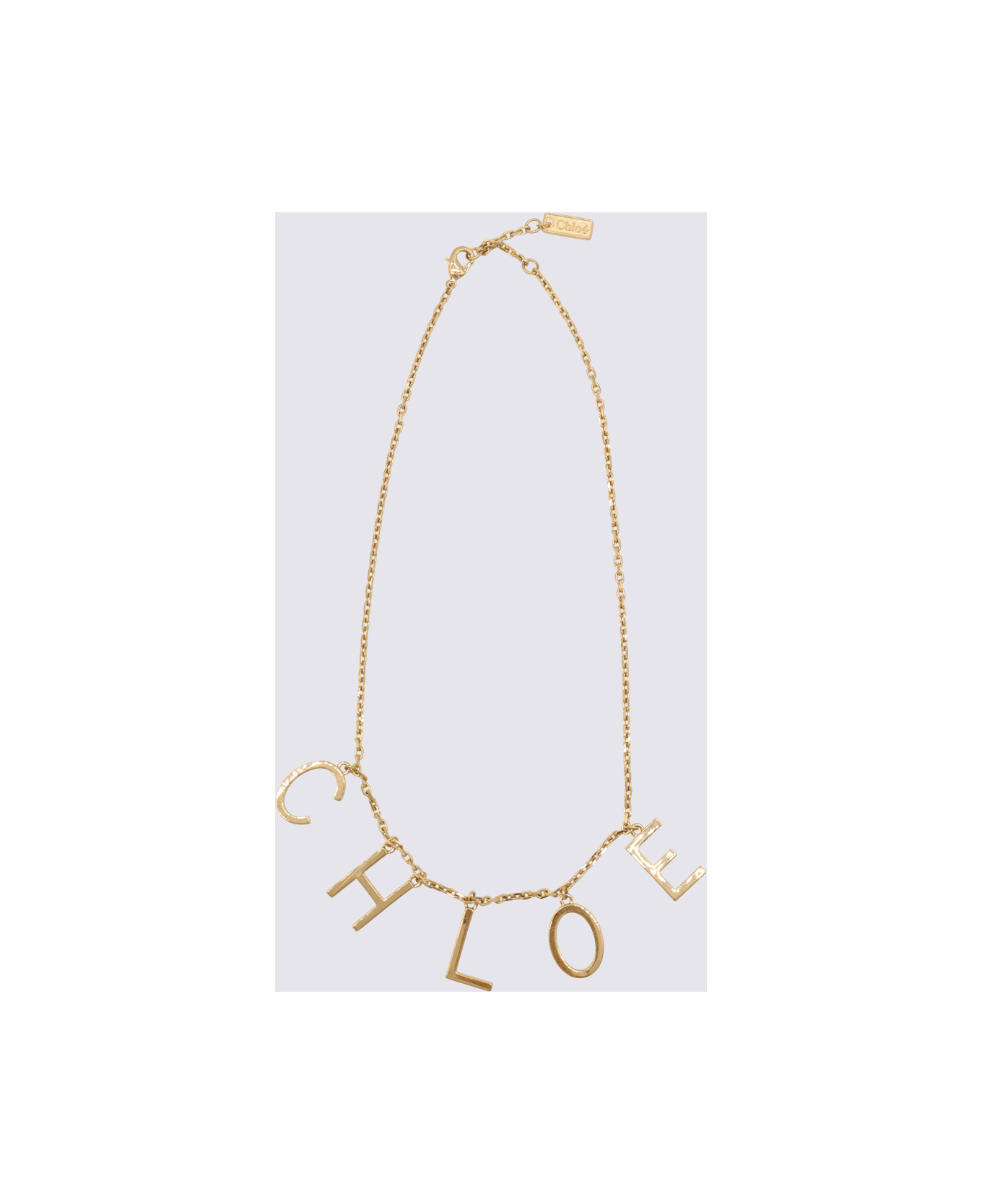 Chloé Gold Metal Necklace - VINTAGE GOLD