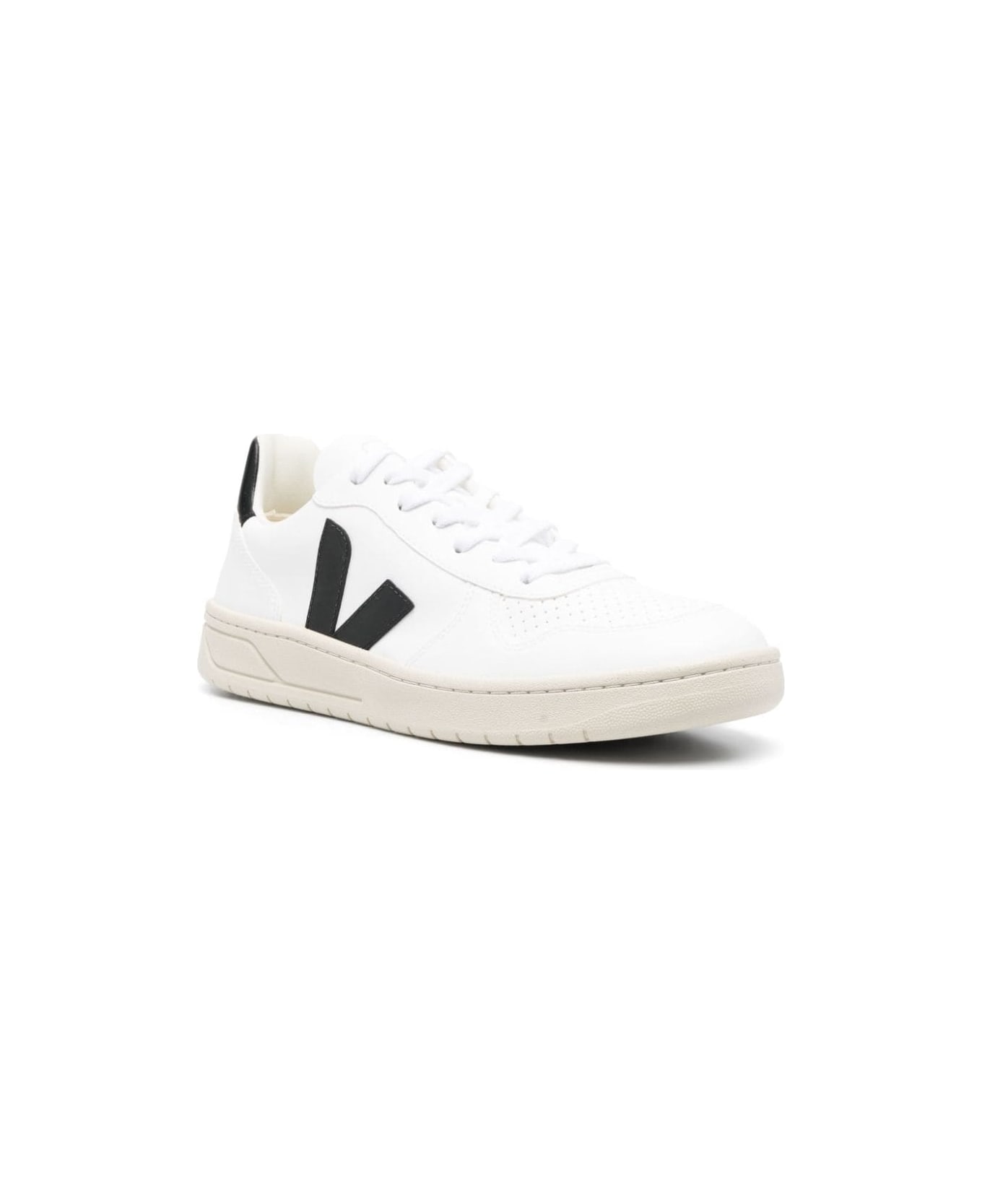 Veja V-10 Sneakers - White Black スニーカー