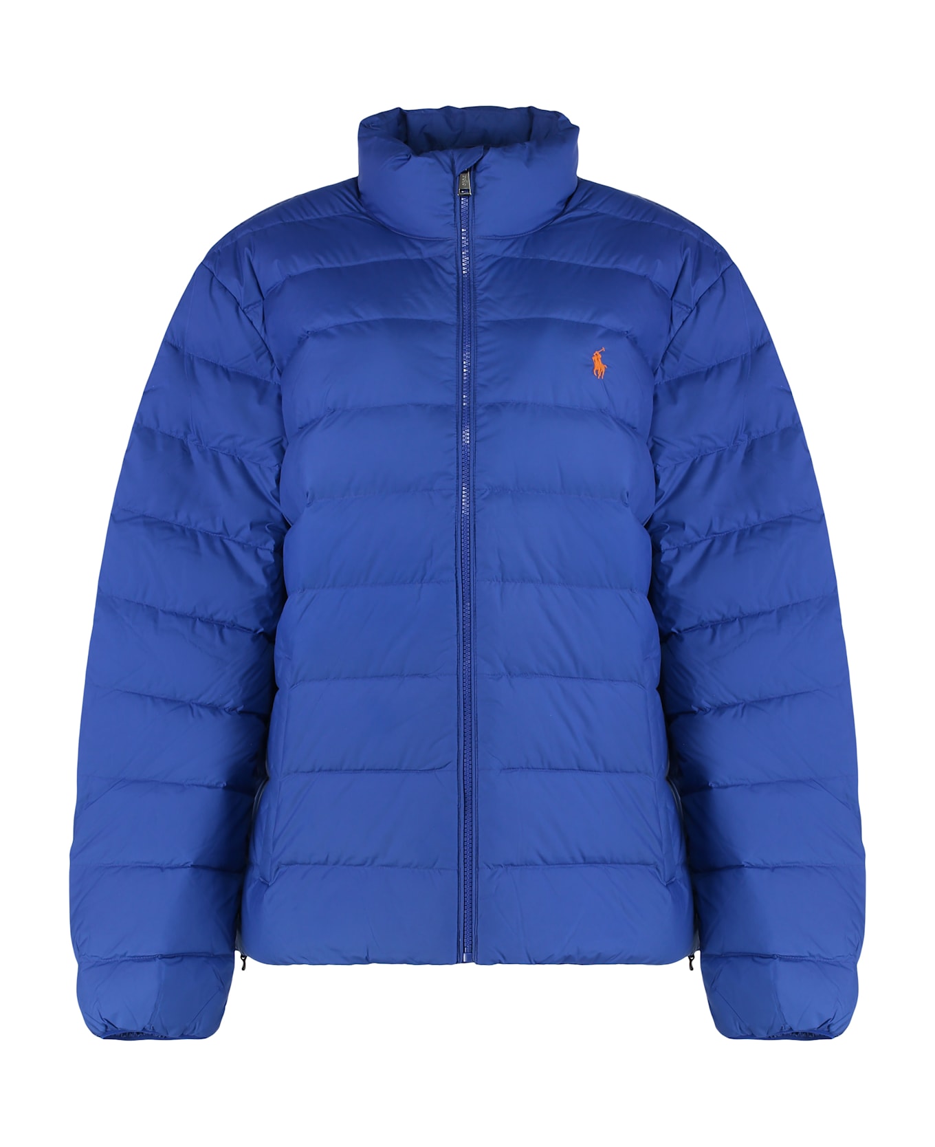 Polo Ralph Lauren Down Jacket In Technical Fabric - blue
