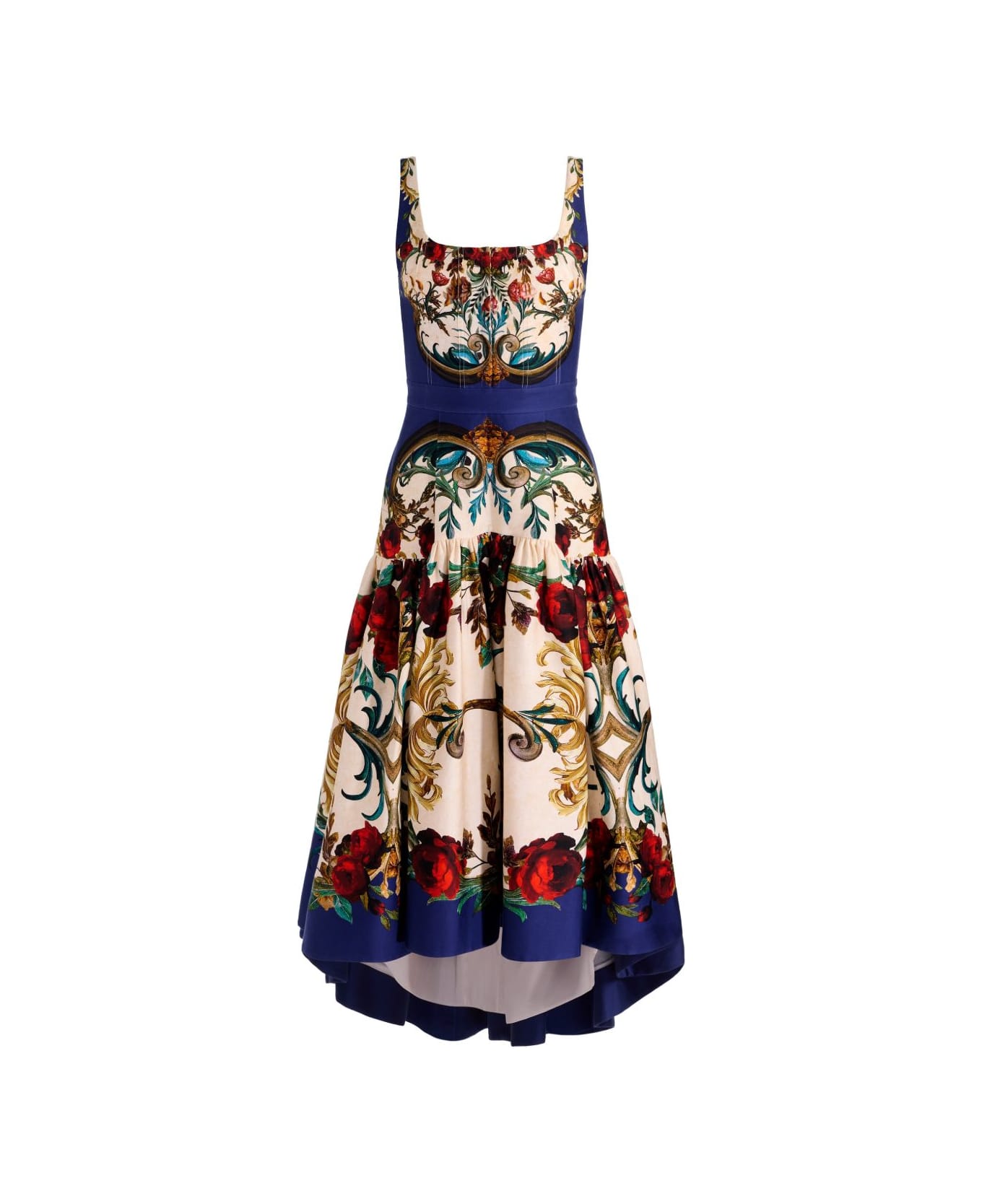 Alice + Olivia Printed Midi Dress - Blue