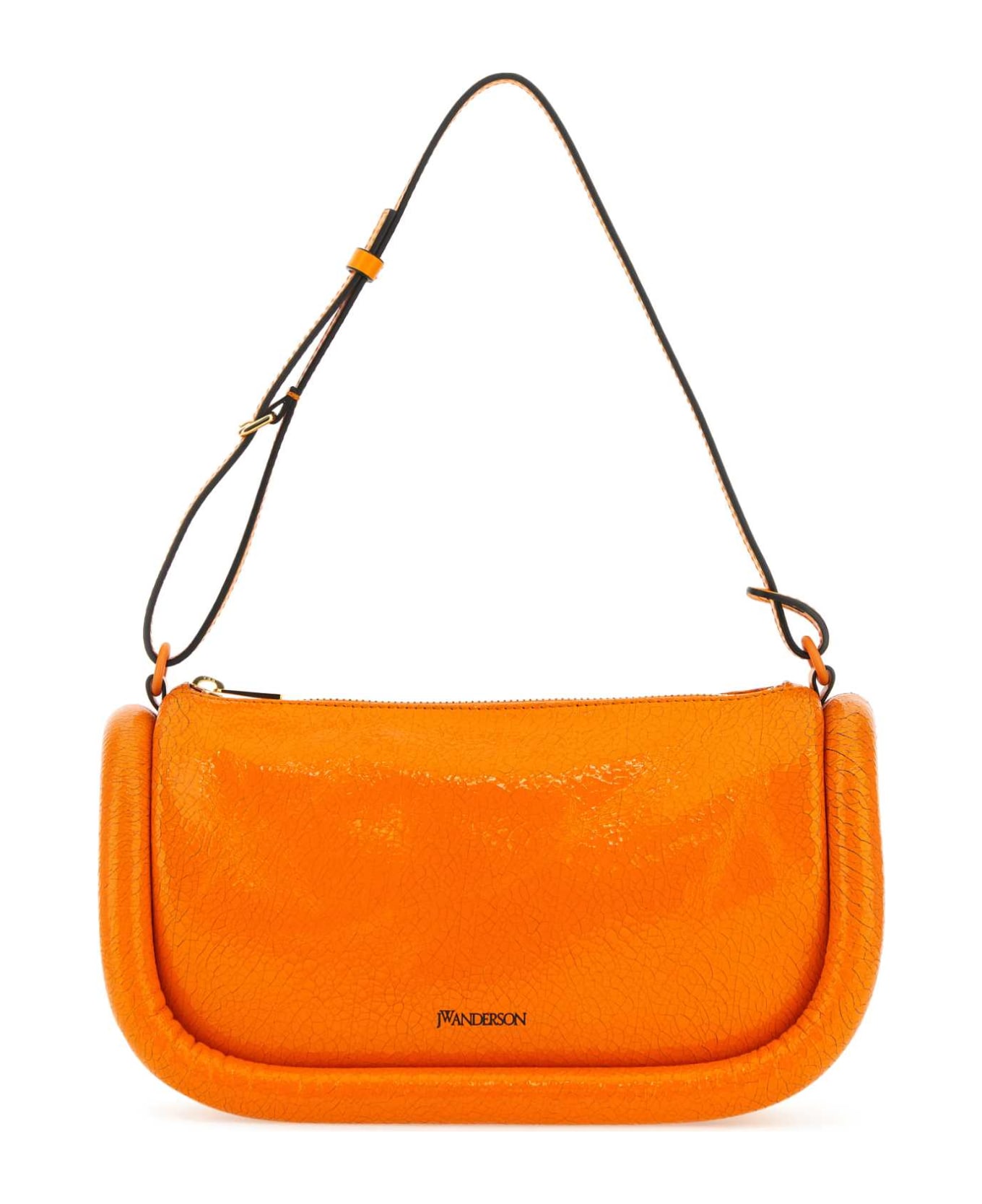 J.W. Anderson Fluo Orange Leather Bumper 15 Shoulder Bag - NEONORANGE