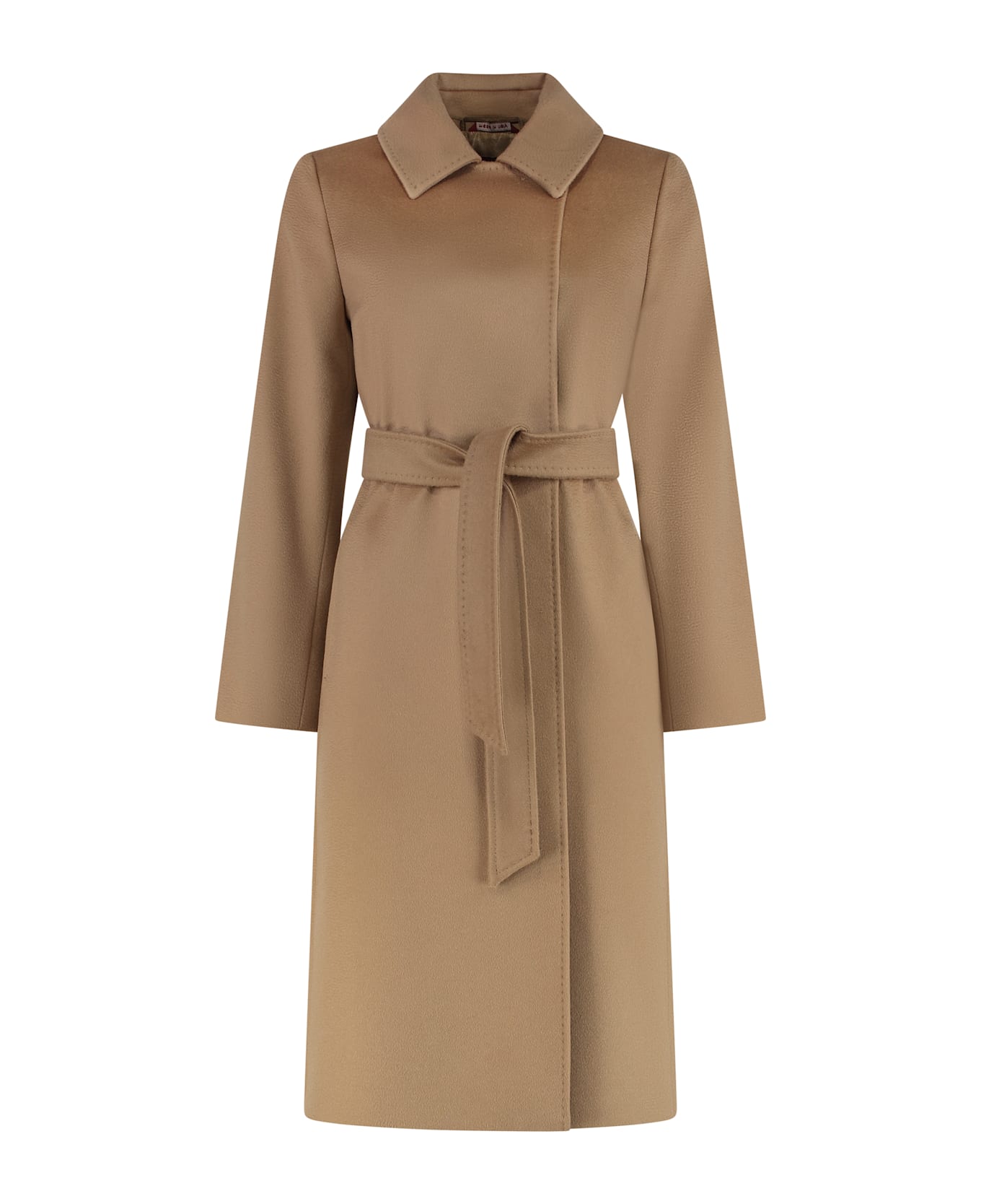 Max Mara Bcollage Double-breasted Coat - Camel