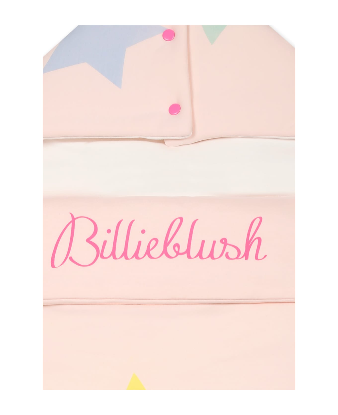 Billieblush Pink Cotton Sleeping Bag For Baby Girl With Stars - Pink