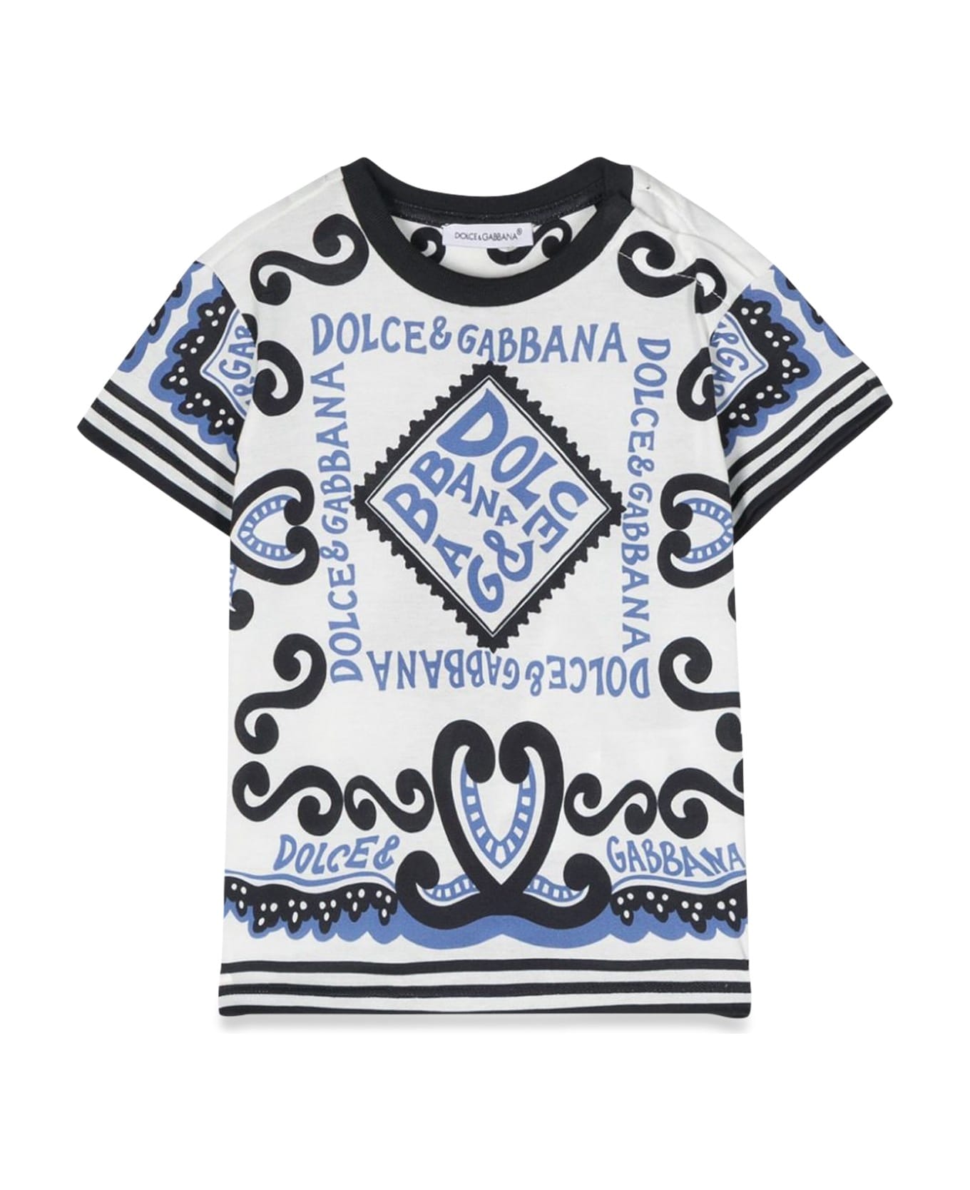 Dolce & Gabbana Short Sleeve T-shirt - AZZURRO