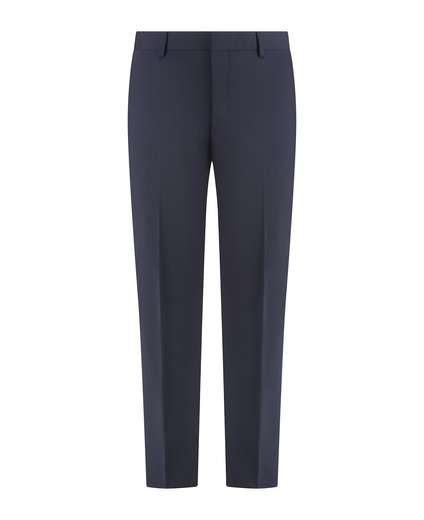 Prada Stretch Wool Trousers - blue