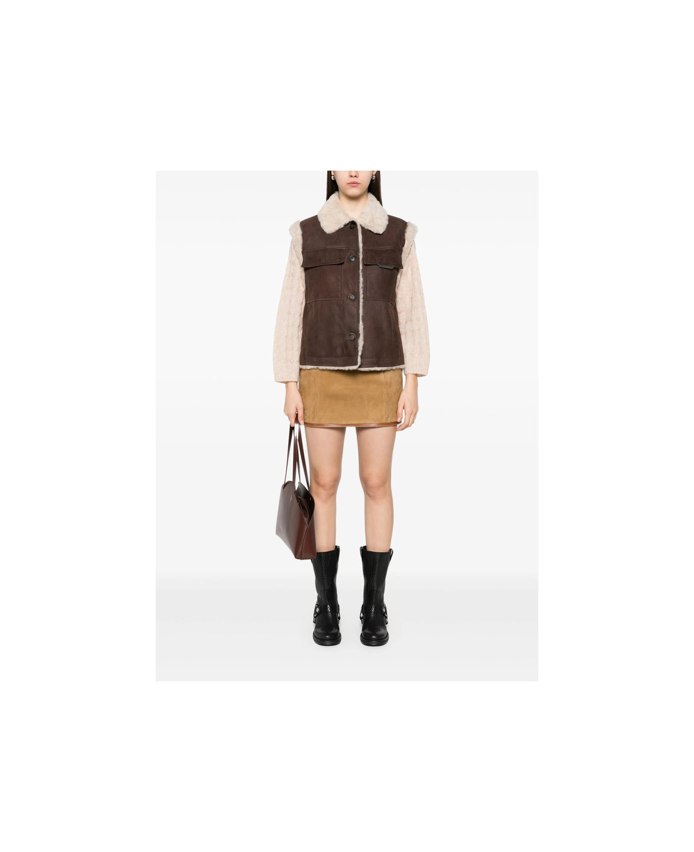 Brunello Cucinelli Waistcoat - BROWN
