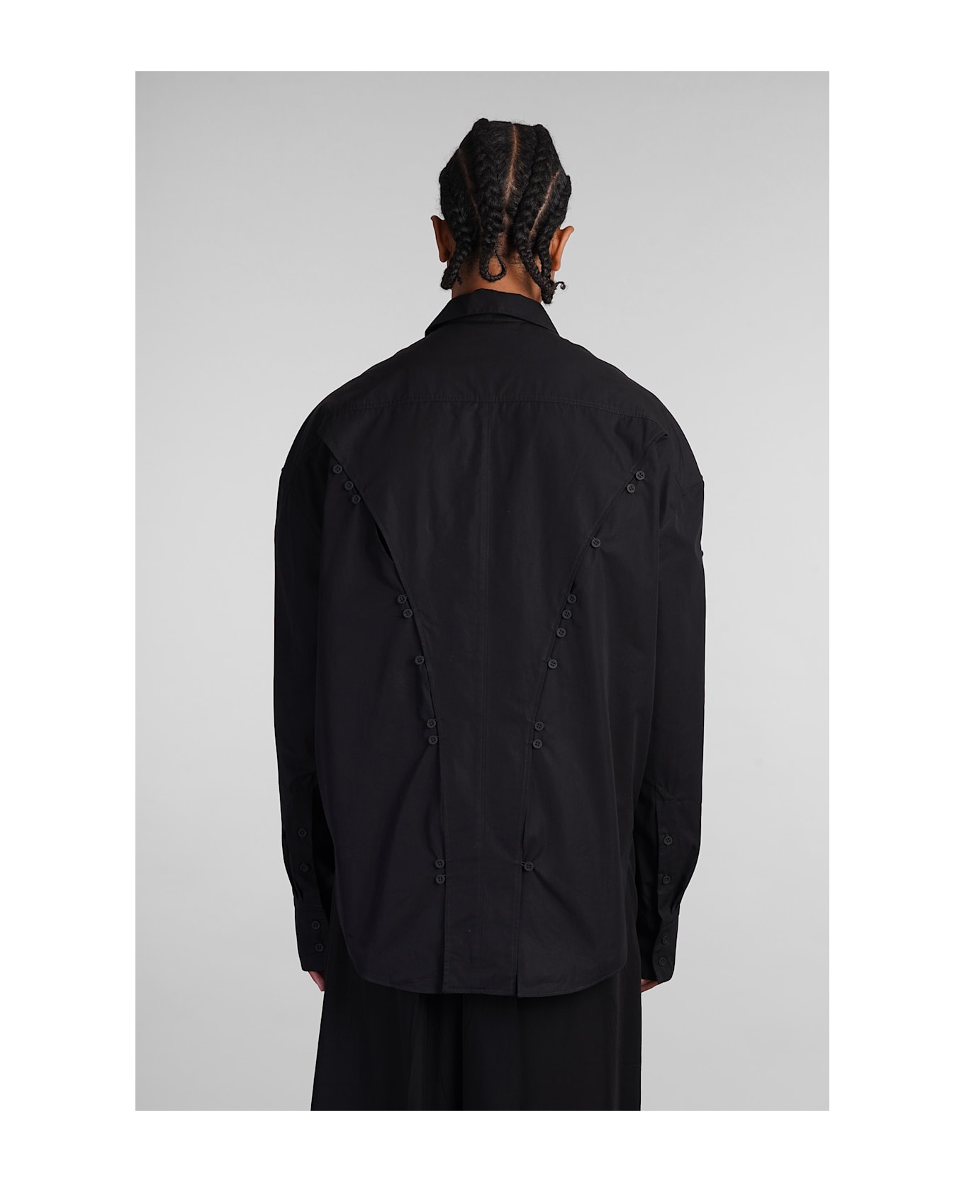 Mugler Shirt In Black Cotton - black