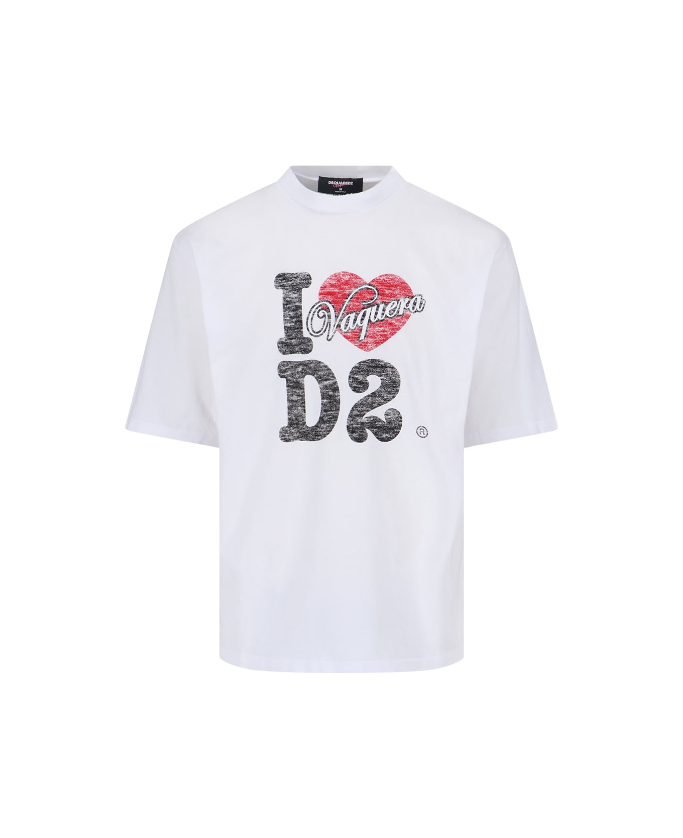 Dsquared2 X Vaquera Logo T-shirt - White