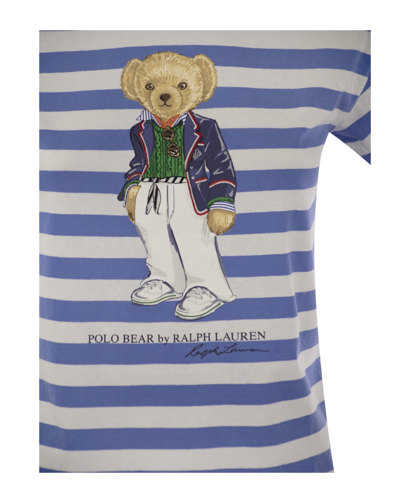 Ralph Lauren Polo Bear Striped T-shirt - Blue