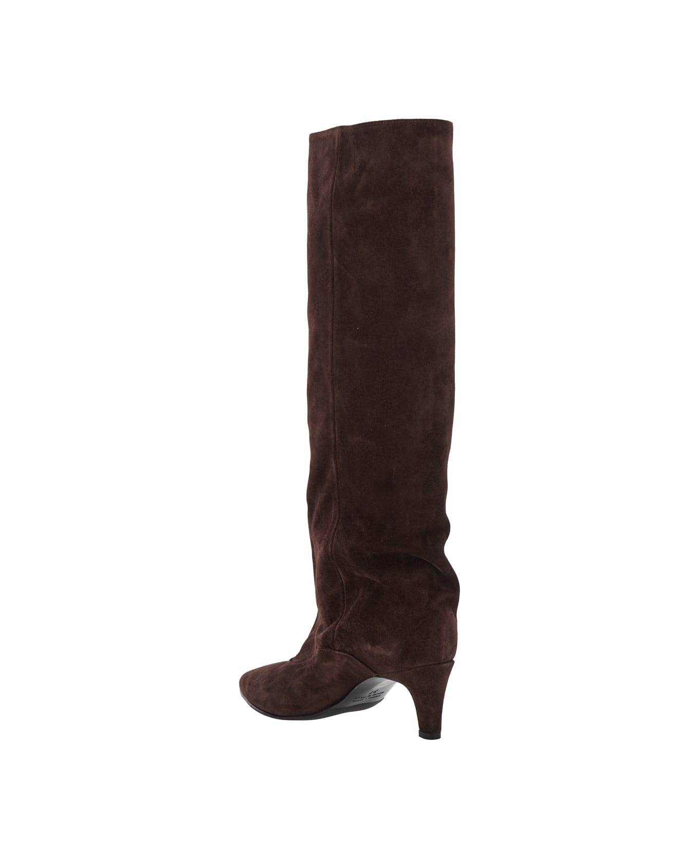 Strategia 
joelle
 Brown Boots With Pointed Design And Low Heel In Suede Woman - Brown