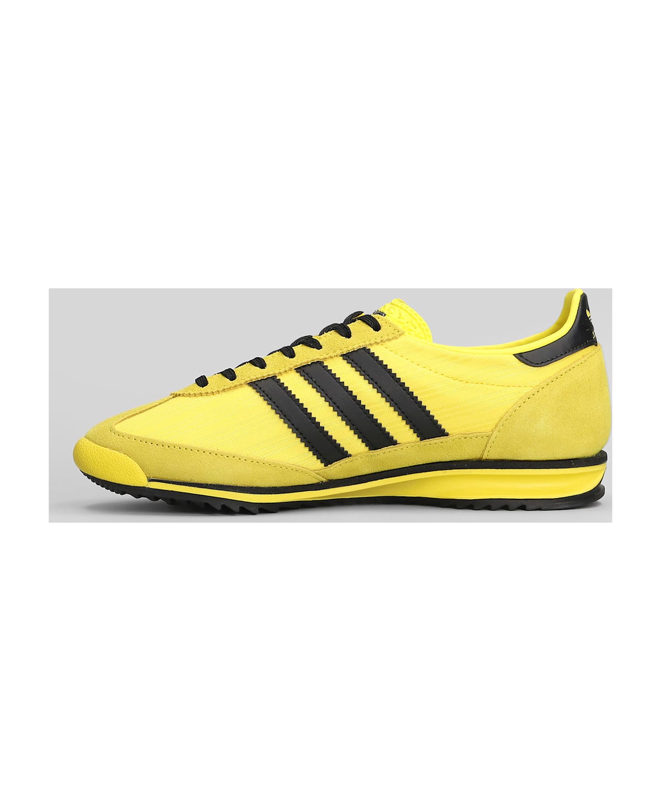 Adidas Sl 72 Og Sneakers In Yellow Suede And Fabric - yellow