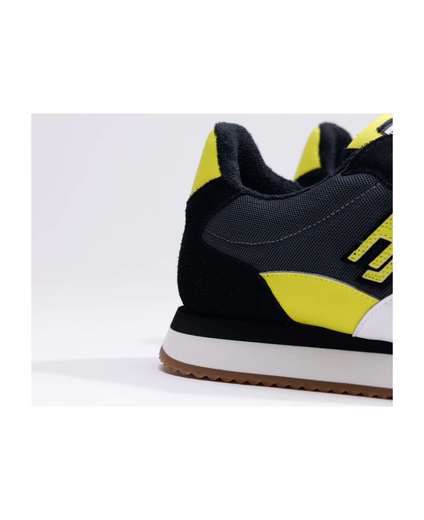 Hide&Jack Low Top Sneaker - Over Black Yellow スニーカー