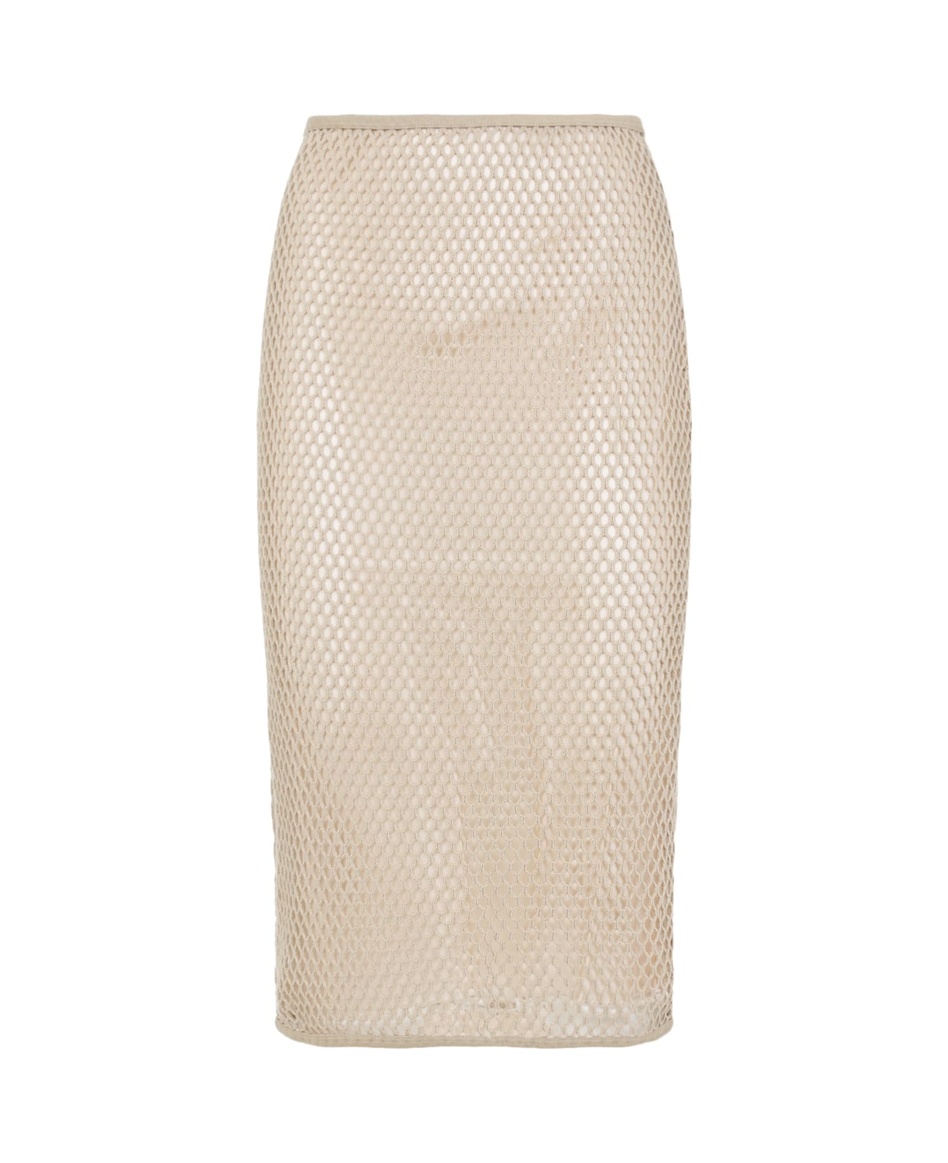 Prada Cotton Midi Skirt - Corda