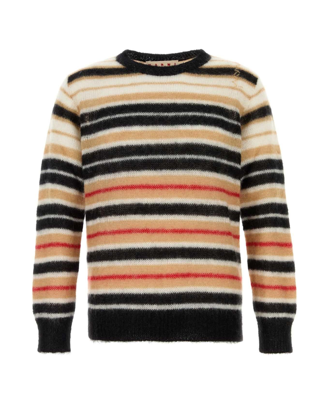 Marni Embroidered Mohair Blend Sweater - WINTERWHEAT