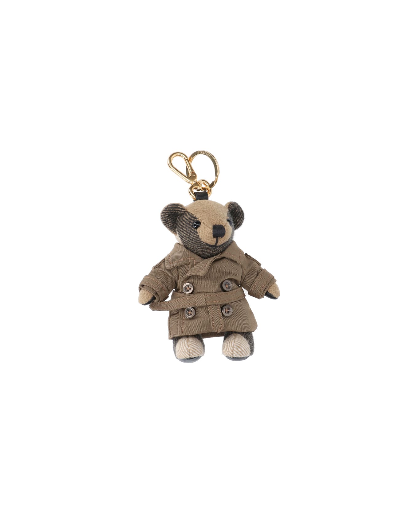 Burberry "thomas" Teddy Bear Keyring Charm - Brown