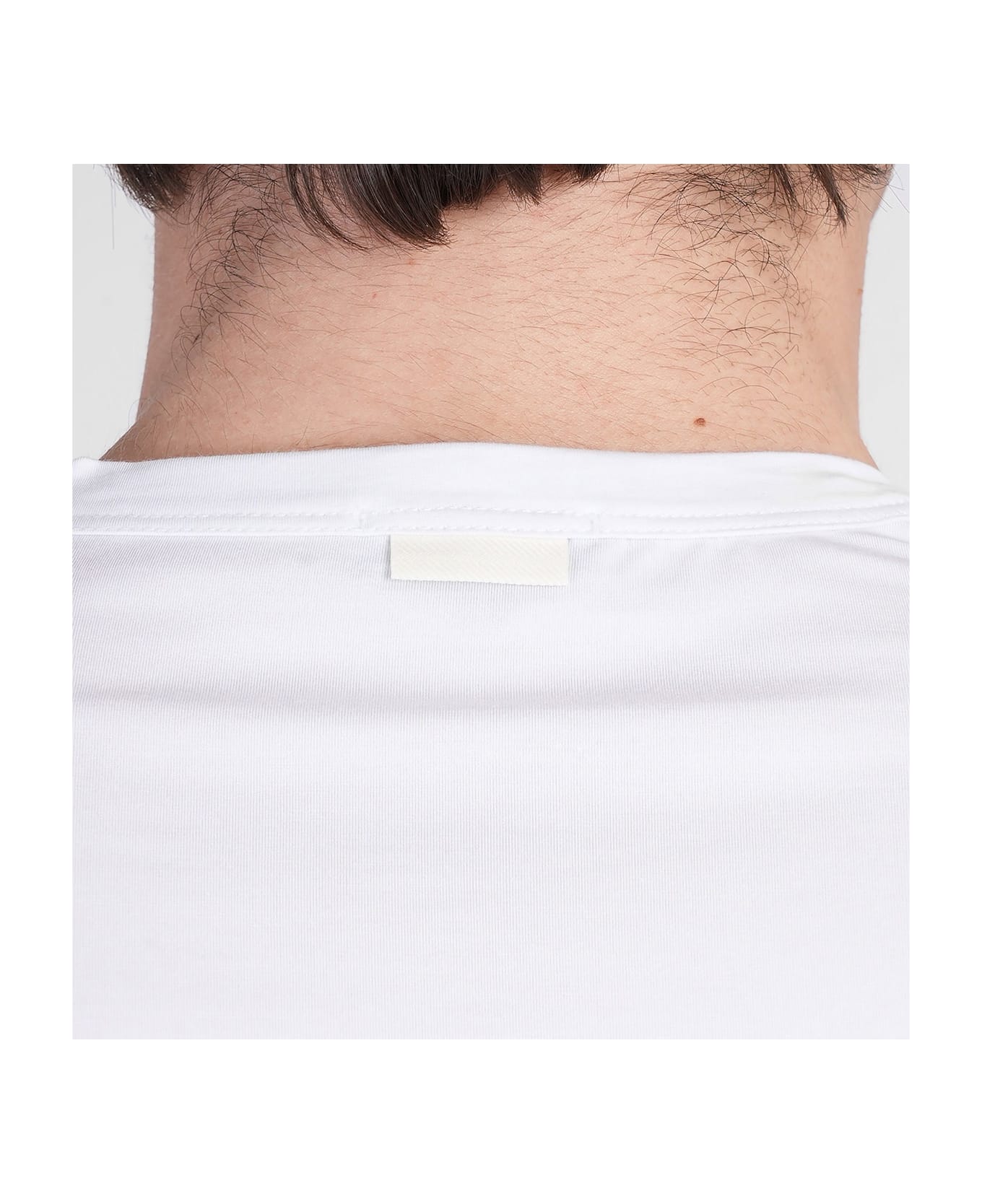 Zegna Lingerie In White Wool And Polyester - white