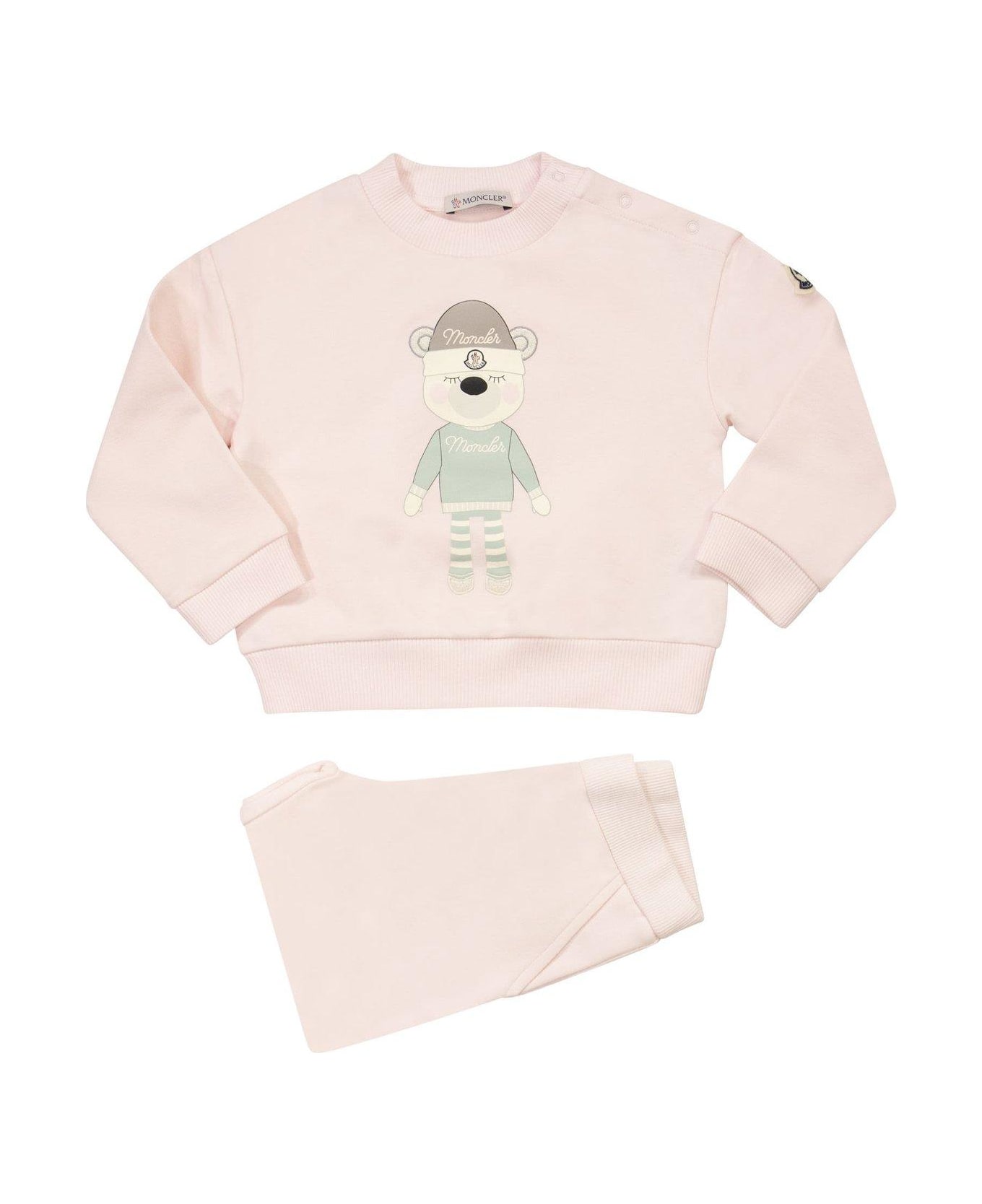 Moncler Jersey Tracksuit - PINK ボディスーツ＆セットアップ