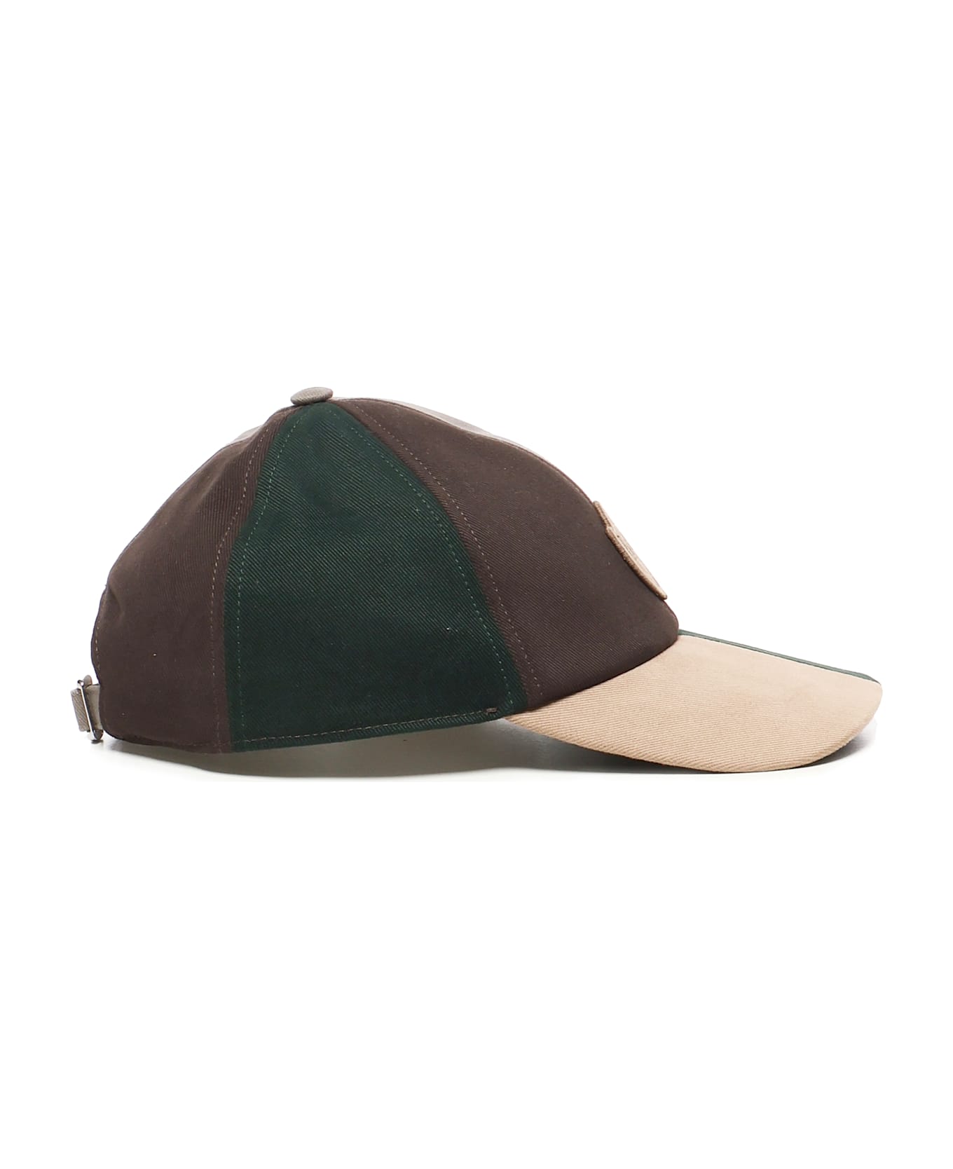 Fendi Cotton Baseball Cap With Logo - MultiColour