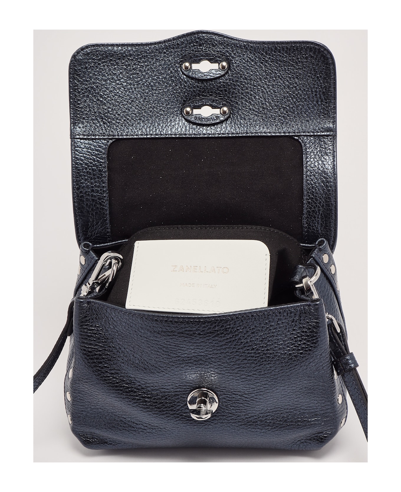 Zanellato Postina Daily Metal Baby Clutch - NAVY METAL