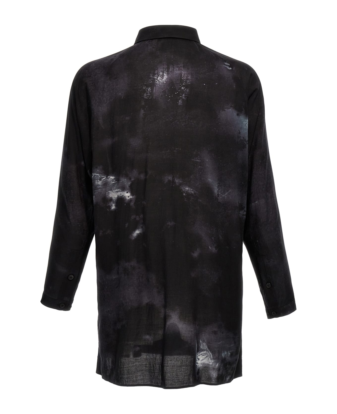 Yohji Yamamoto 'j-pt Side Gusset' Shirt - Black  