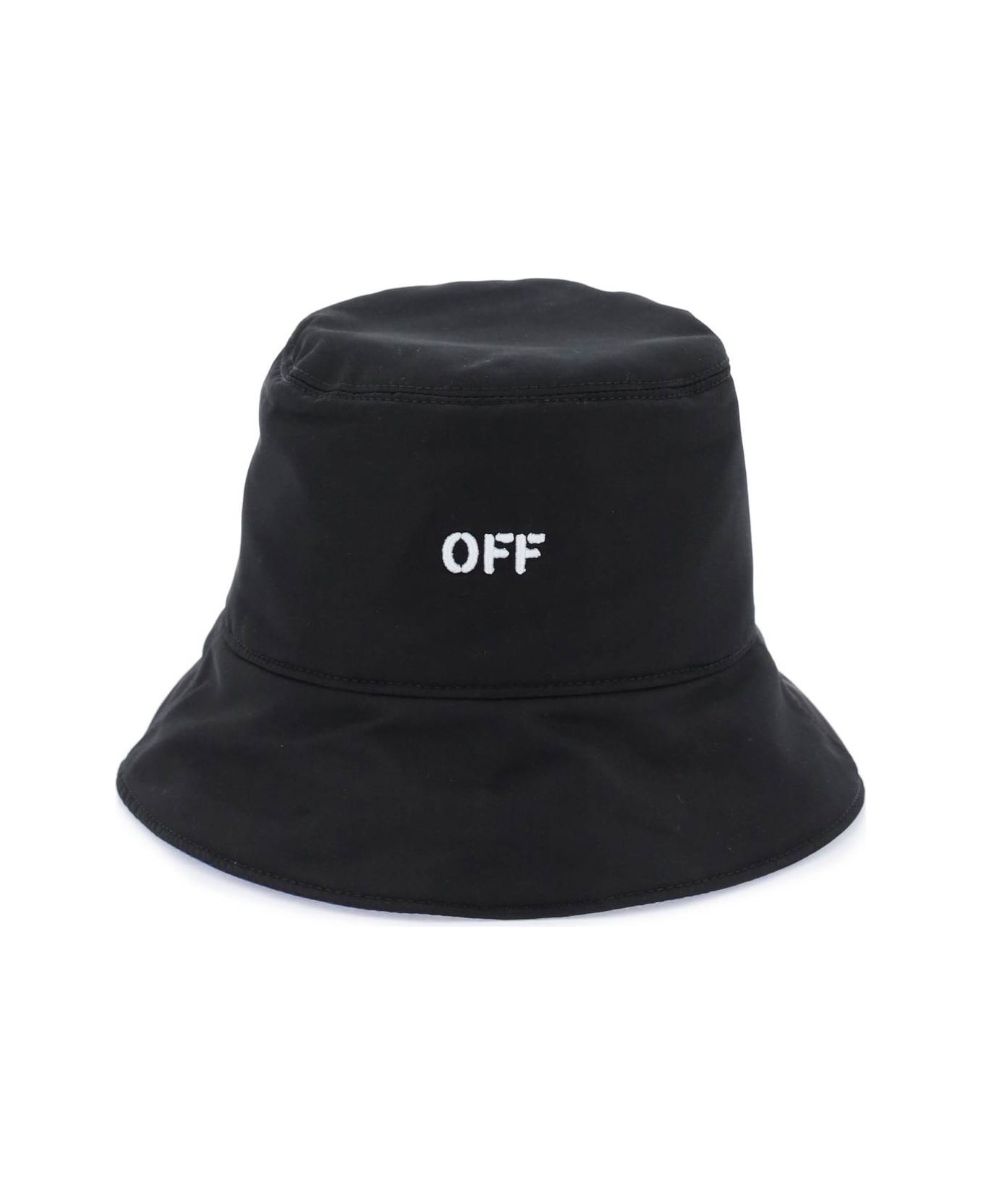 Off-White Reversible Bucket Hat - BLACK WHITE (Blue)