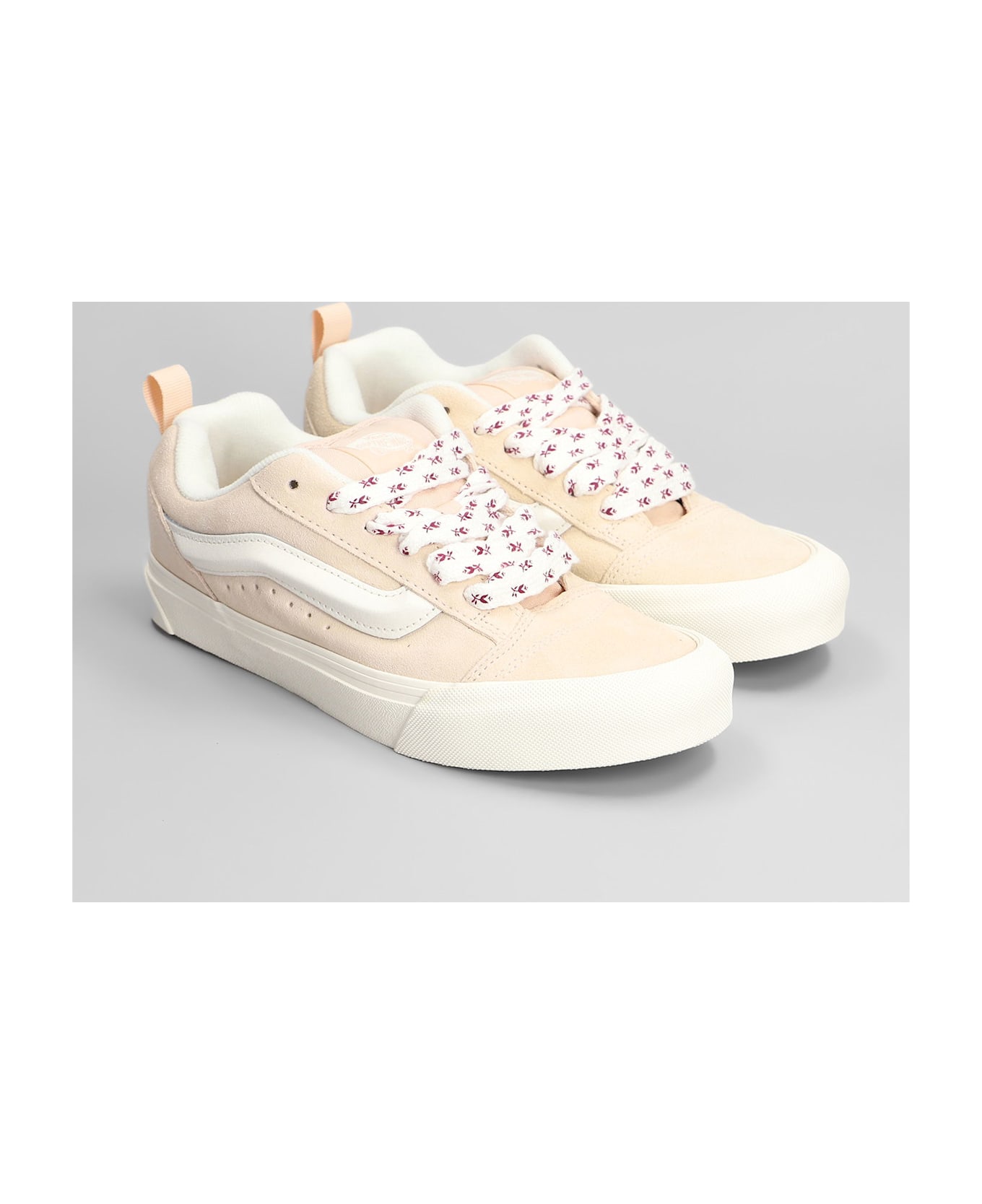 Vans Knu Skool Sneakers In Rose-pink Suede - rose-pink