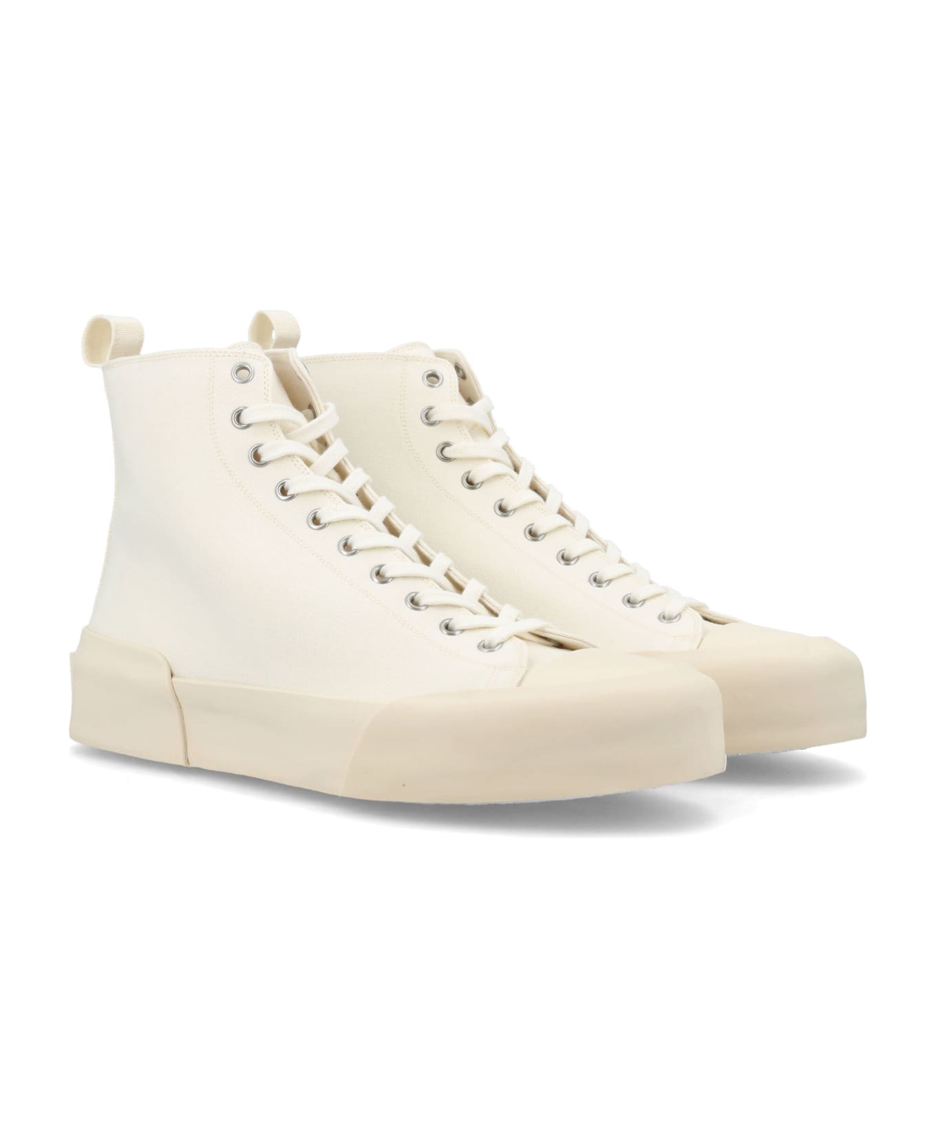 Jil Sander High-top Canvas Sneakers - 102