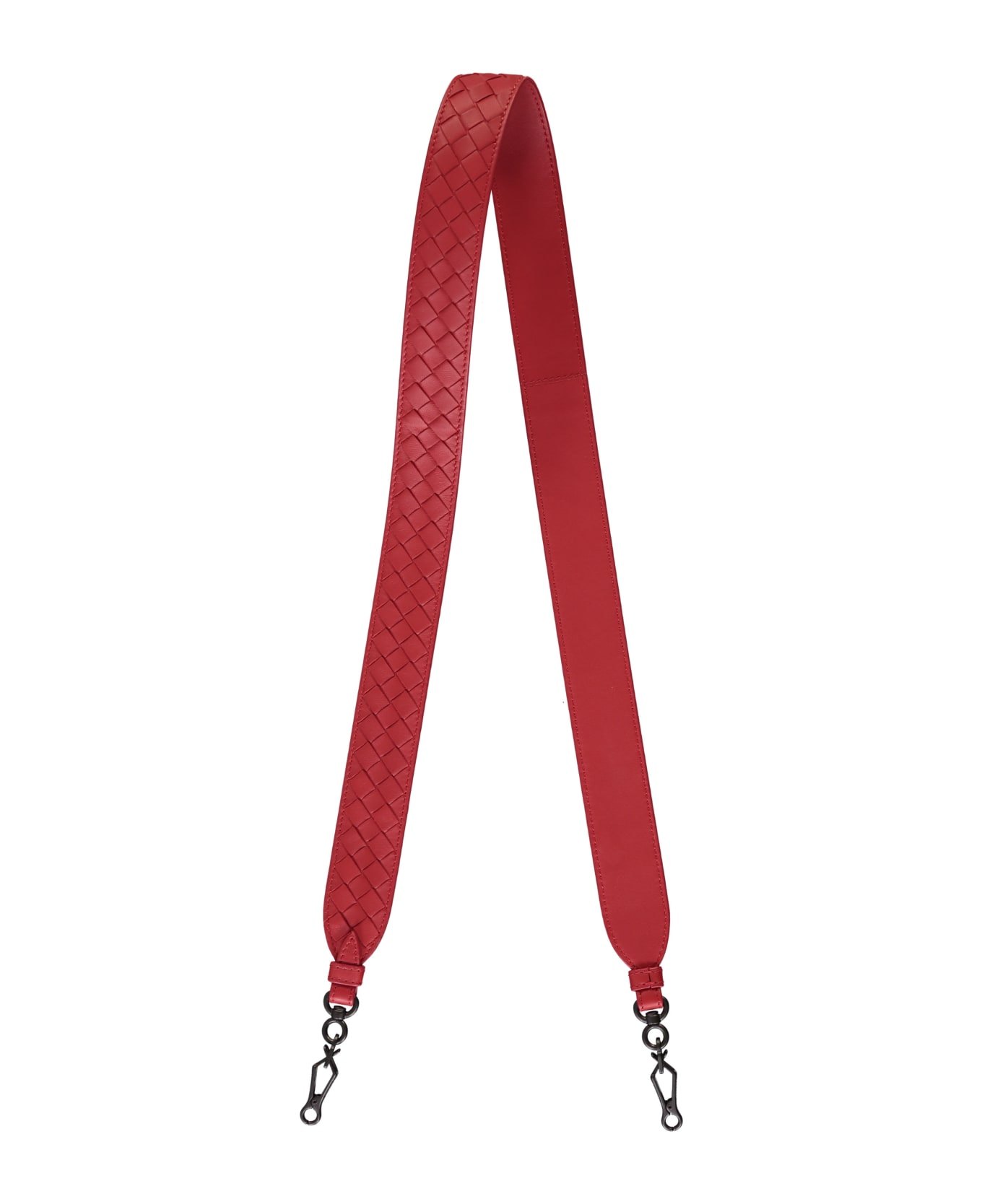 Bottega Veneta Leather Shoulder Strap - red
