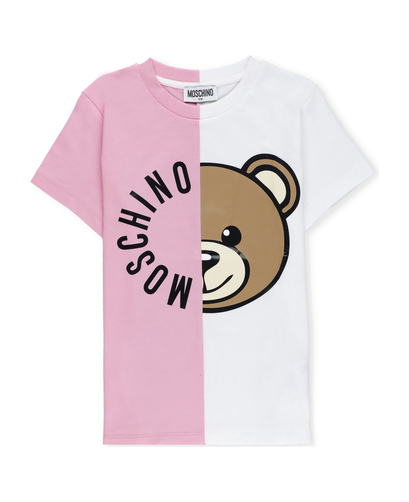 Moschino T-shirt With Print - Pink Tシャツ＆ポロシャツ