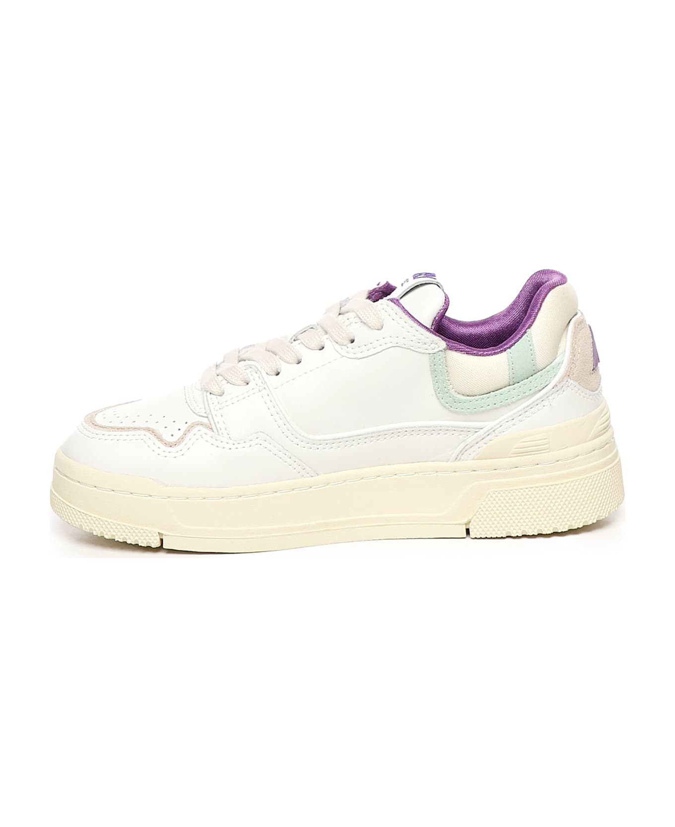 Autry Clc Low Sneakers - WHITE, pink