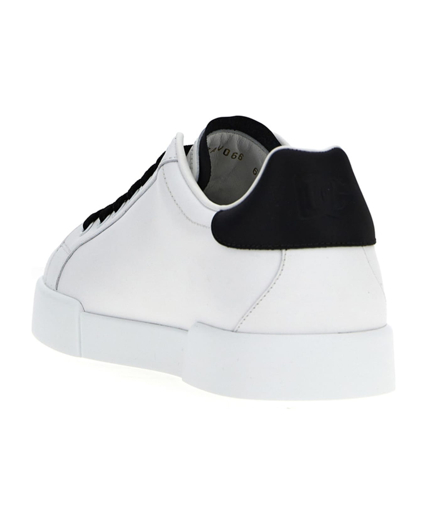Dolce & Gabbana 'portofino' Sneakers - White/Black
