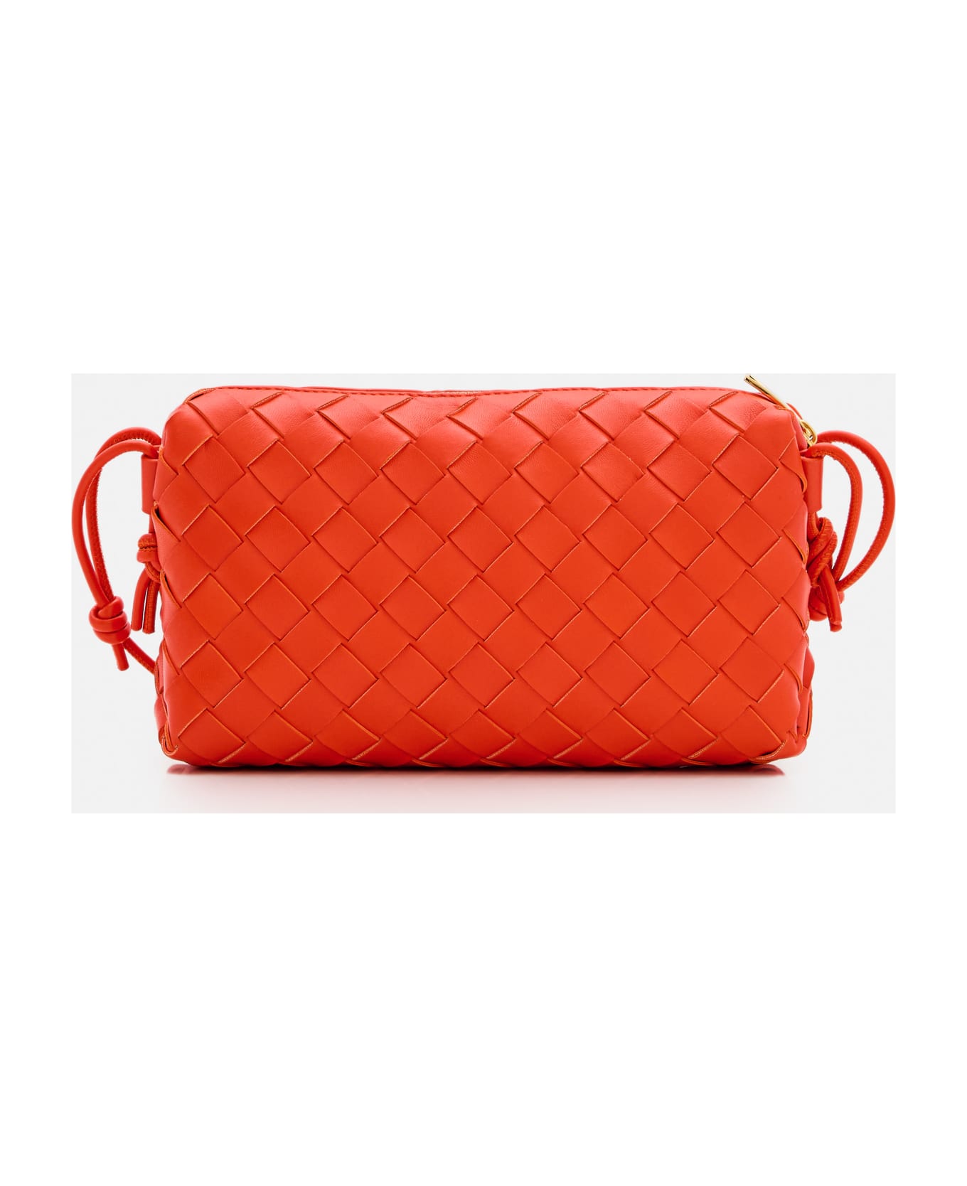 Bottega Veneta Loop Baguette Leather Shoulder Bag - Orange