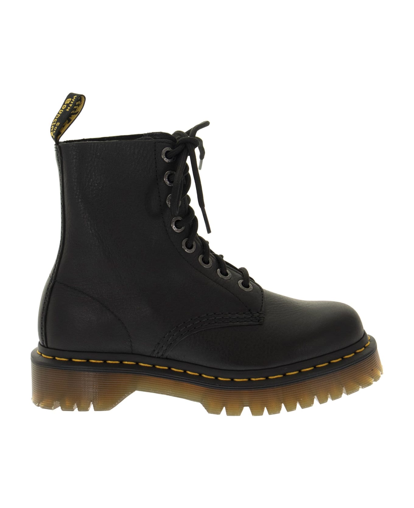 Dr. Martens 1460 Pascal - Leather Ankle Boots - Black Pisa